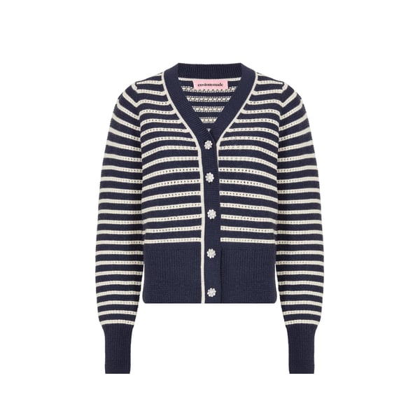 Cardigan Thuva en laine mérinos mélangée