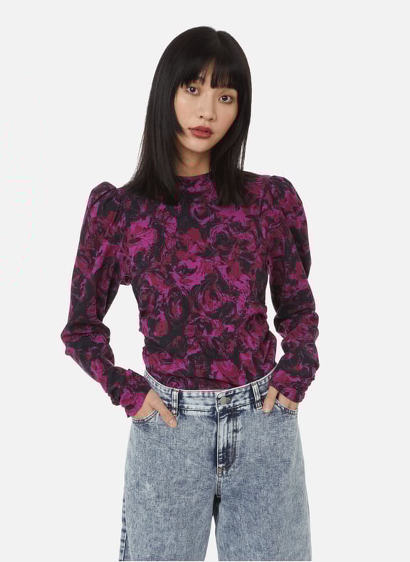 Blouse RavaGZ à imprimé Rose by GESTUZ GESTUZ Blouse RavaGZ à imprimé Rose