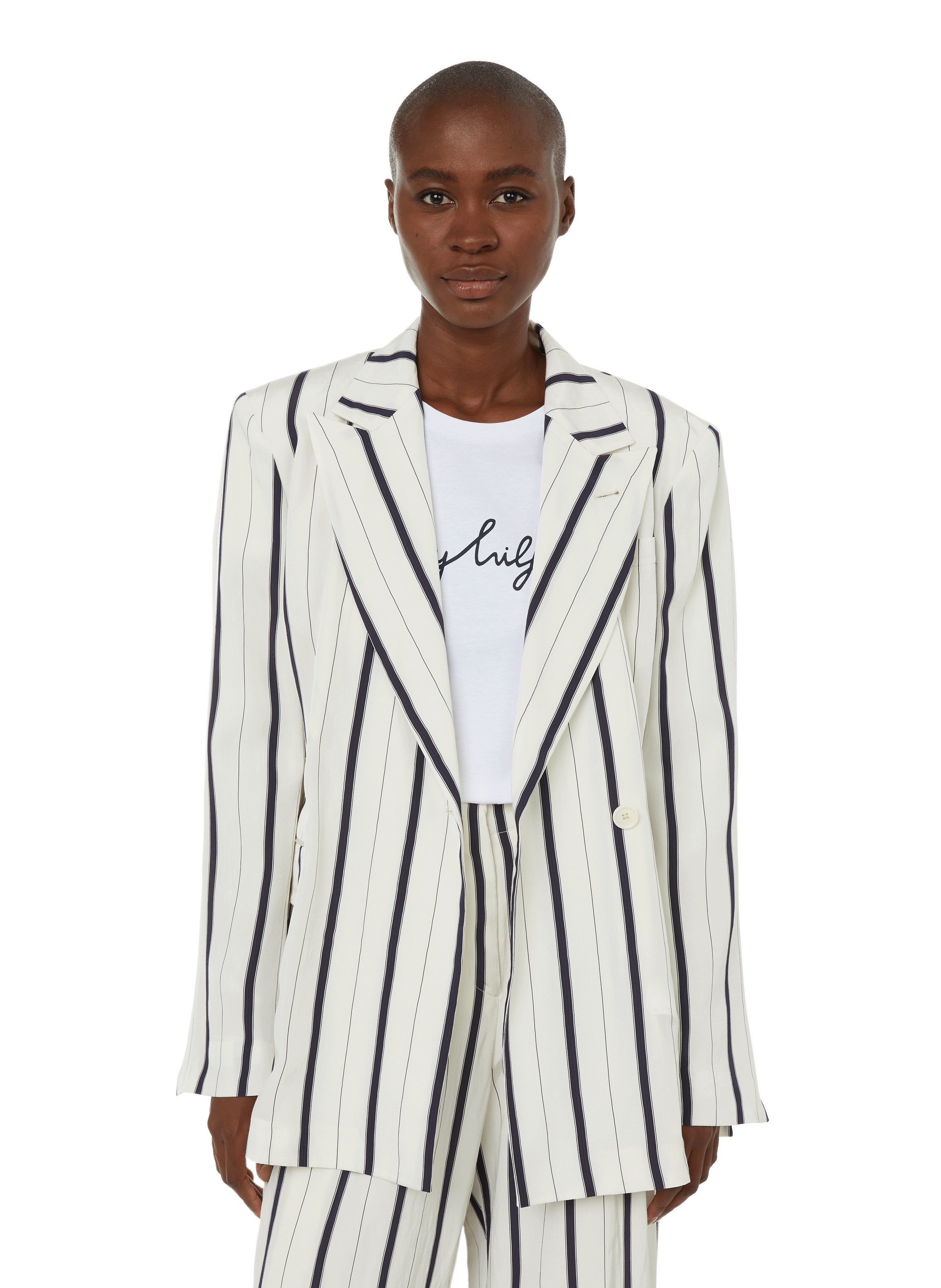 Blazer Preppy Naval � rayures TOMMY HILFIGER