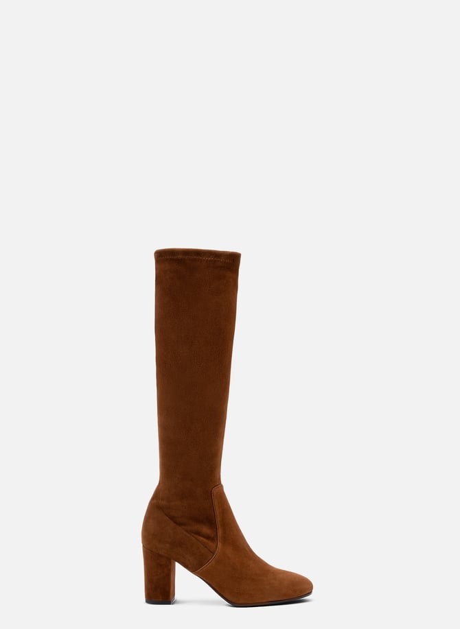 Bottes marron daim hot sale