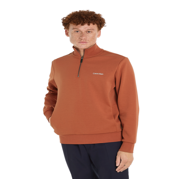 Calvin Klein High-collar Sweatshirt In Orange