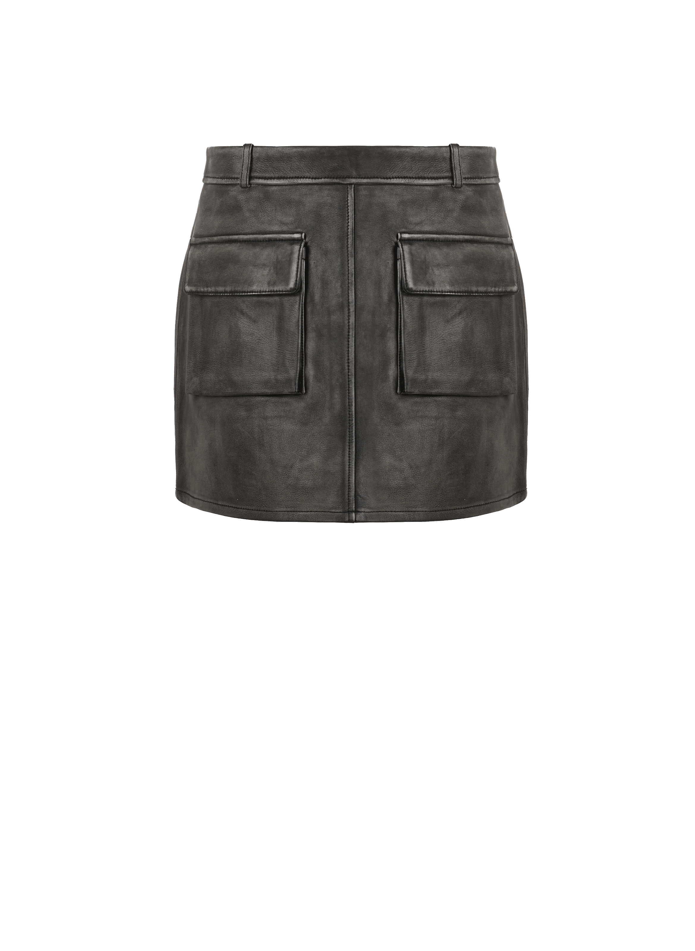 Leather skirt SAISON 1865 Black