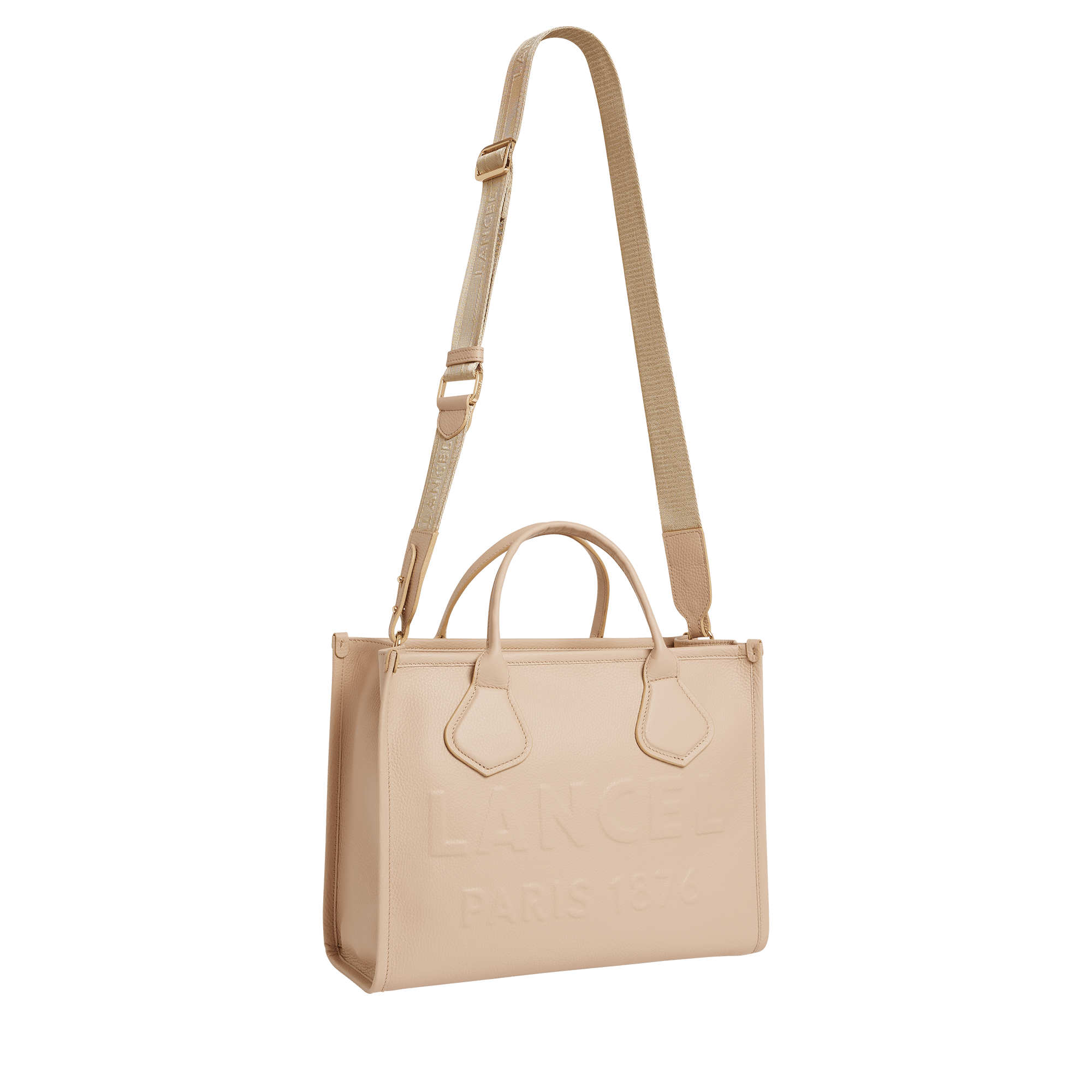 Cabas zippé m - jour de lancel LANCEL Beige
