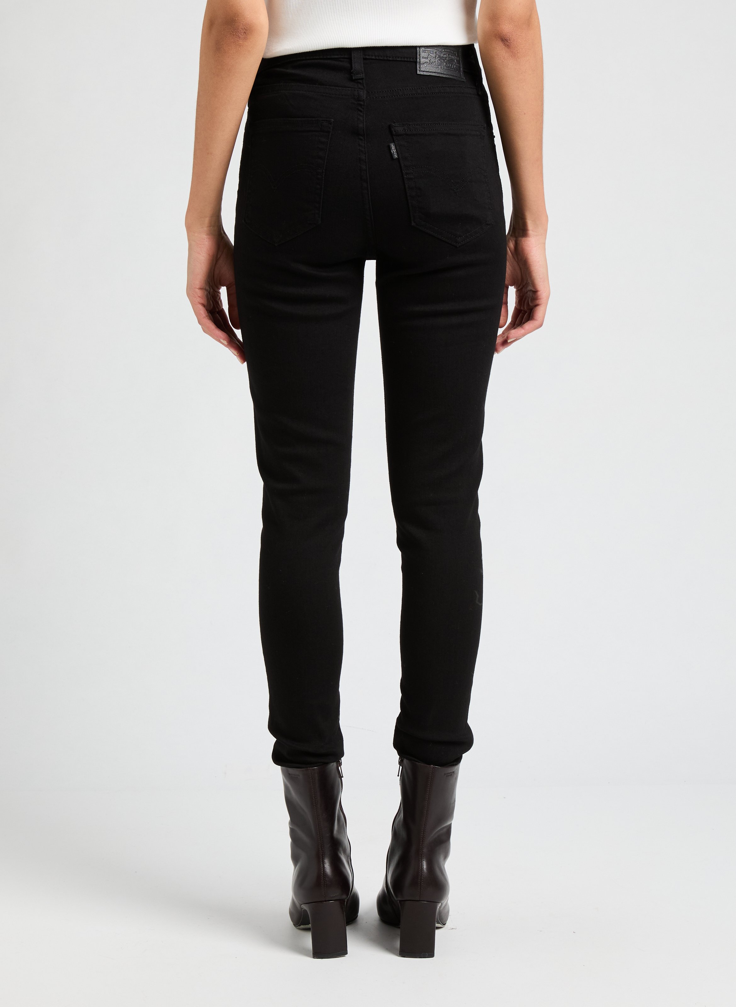 High-waisted Skinny jeans LEVI'S Black