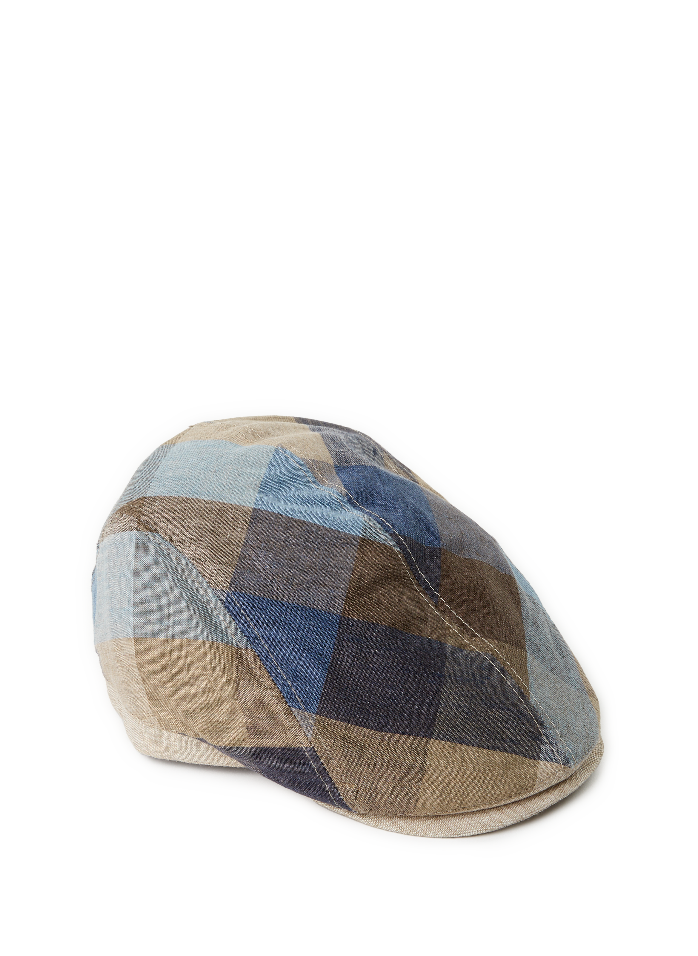 Check baseball cap Multicolour