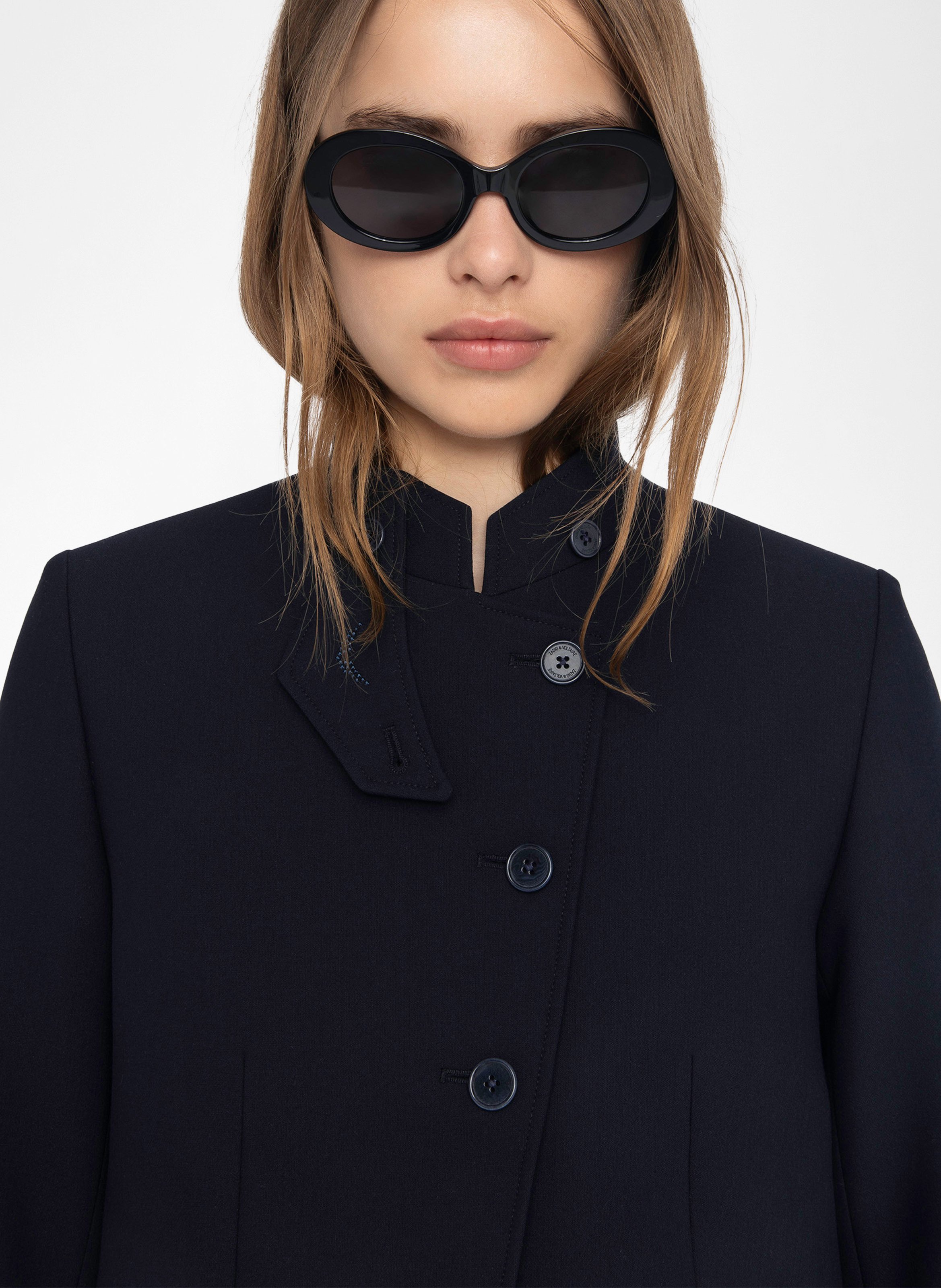 Blazer col montant verysa ZADIG&VOLTAIRE Bleu