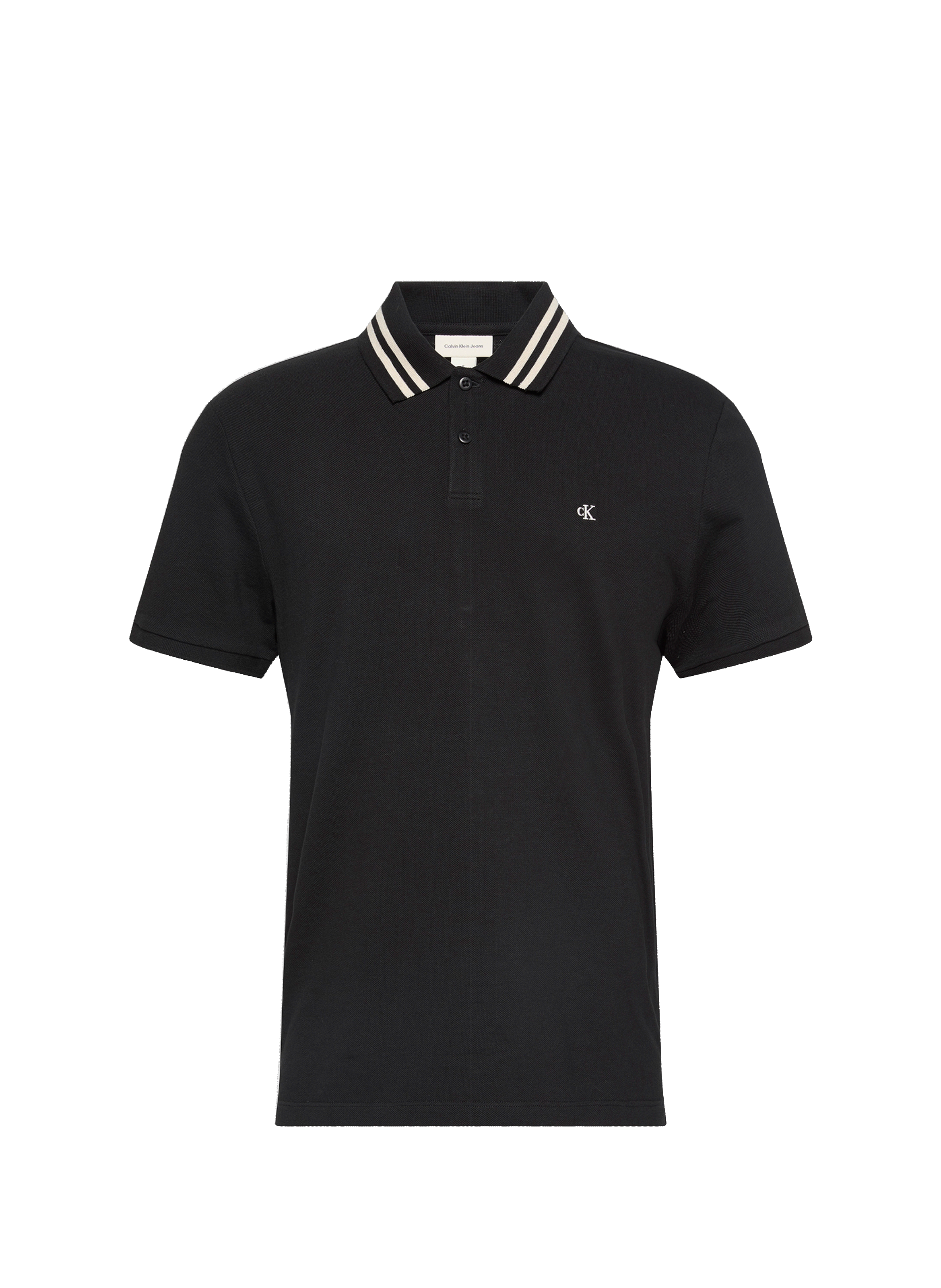 Polo en coton Noir