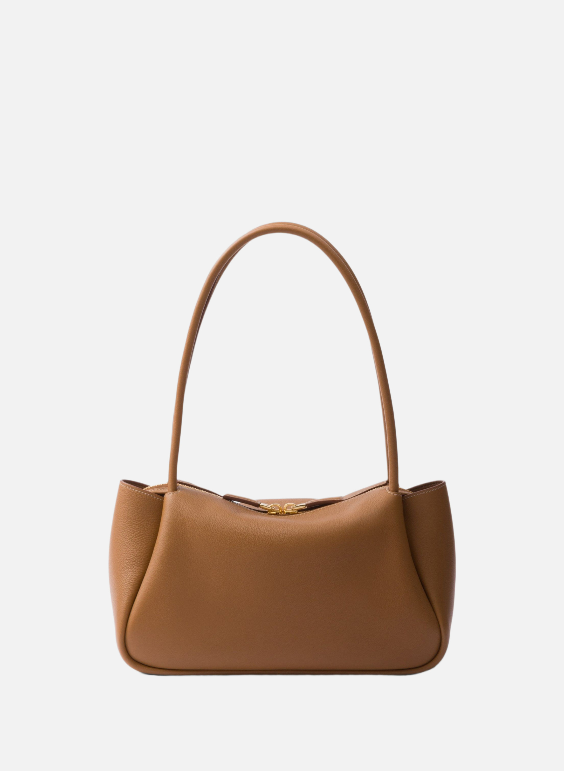 Sac à bandoulière prada darling en cuir PRADA Marron