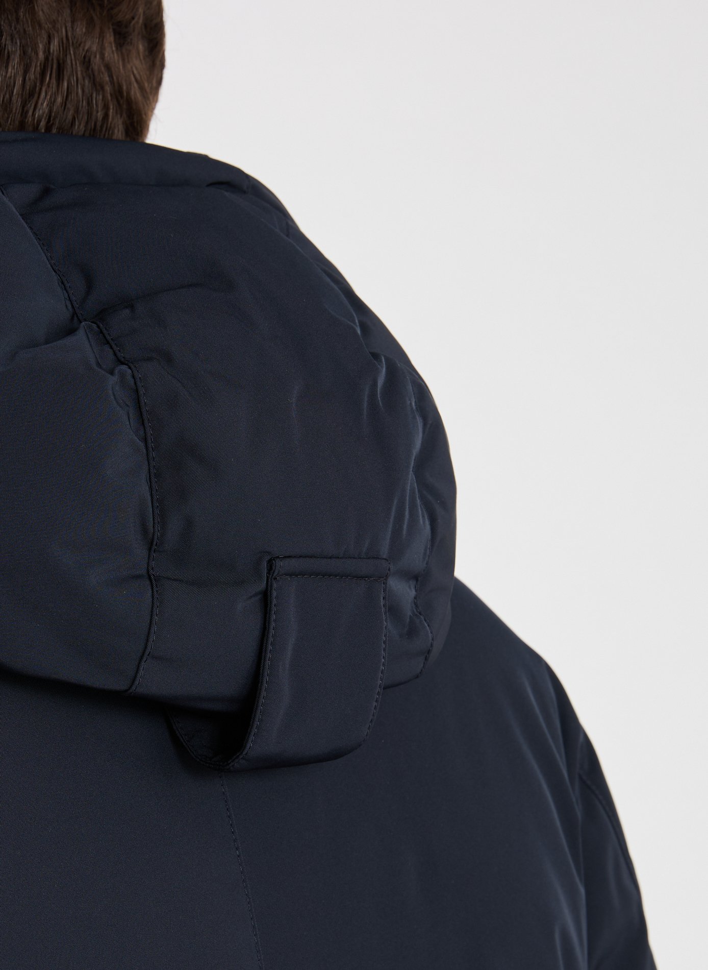 Hooded coat  STONE ISLAND Blue