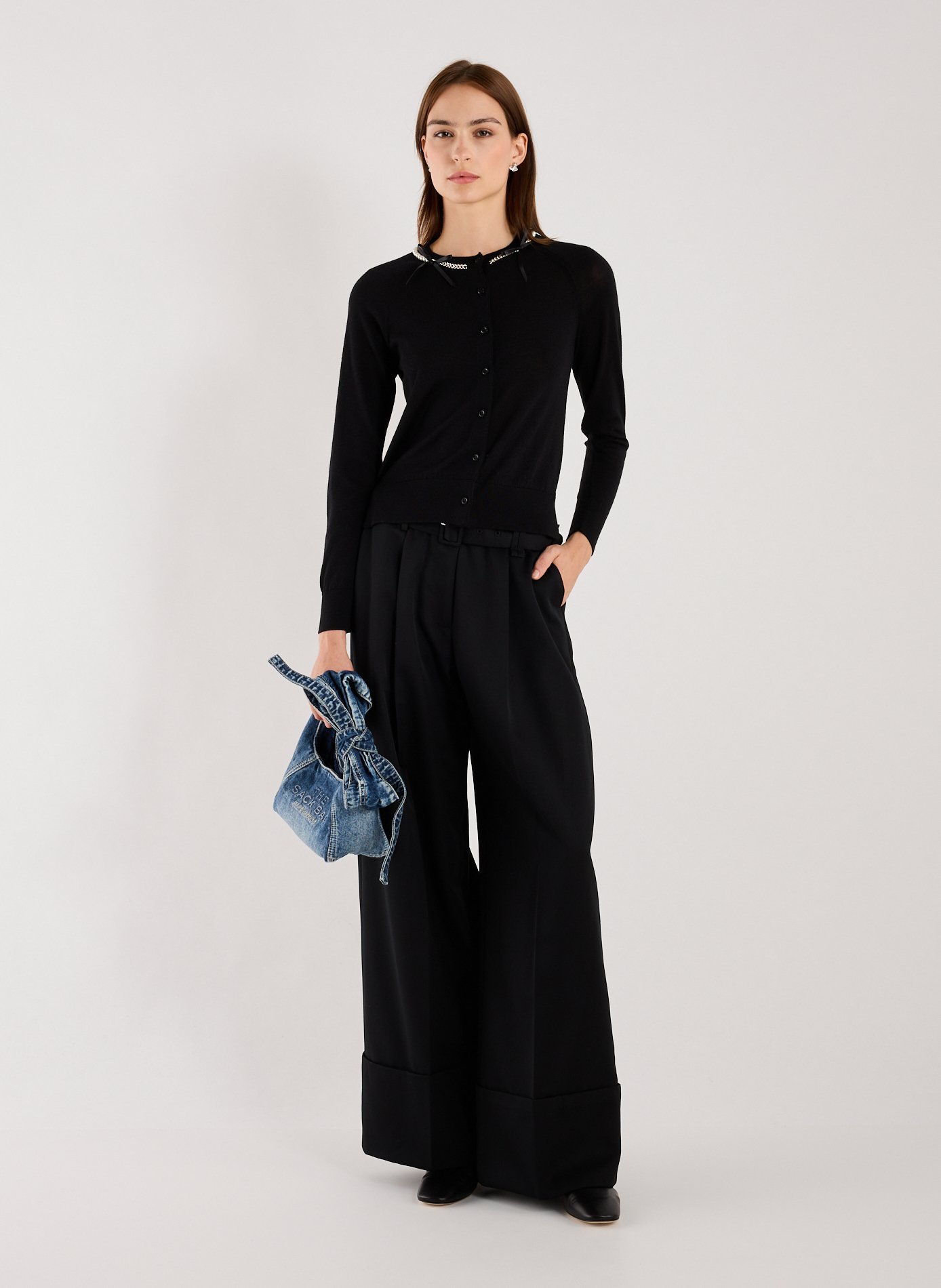 Sac à main The mini sack MARC JACOBS Bleu