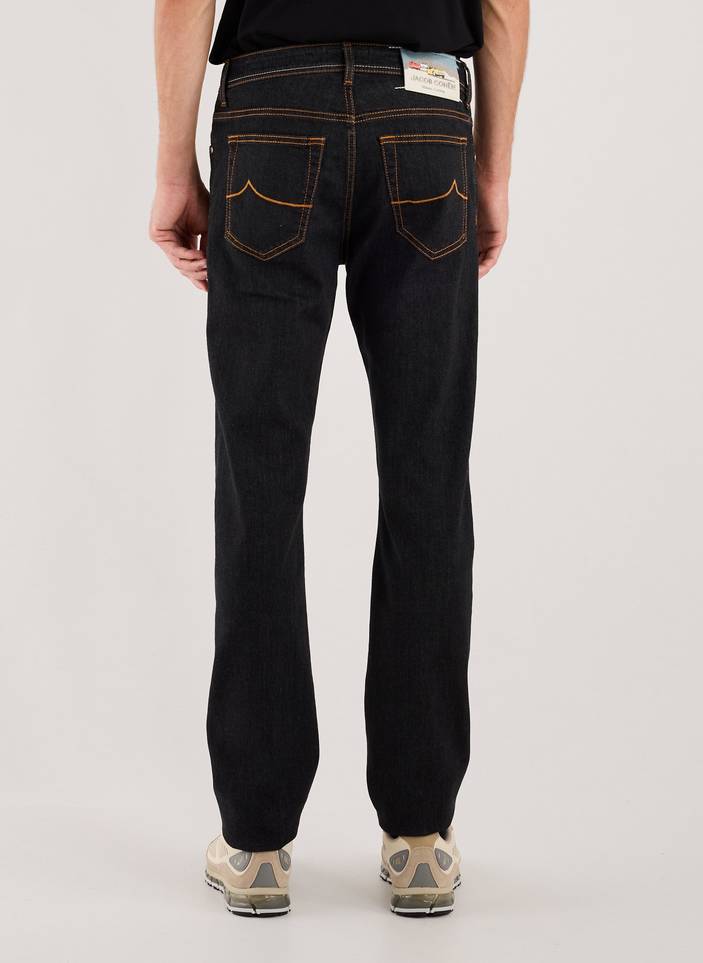 Jean slim en coton mélangé JACOB COHEN Bleu