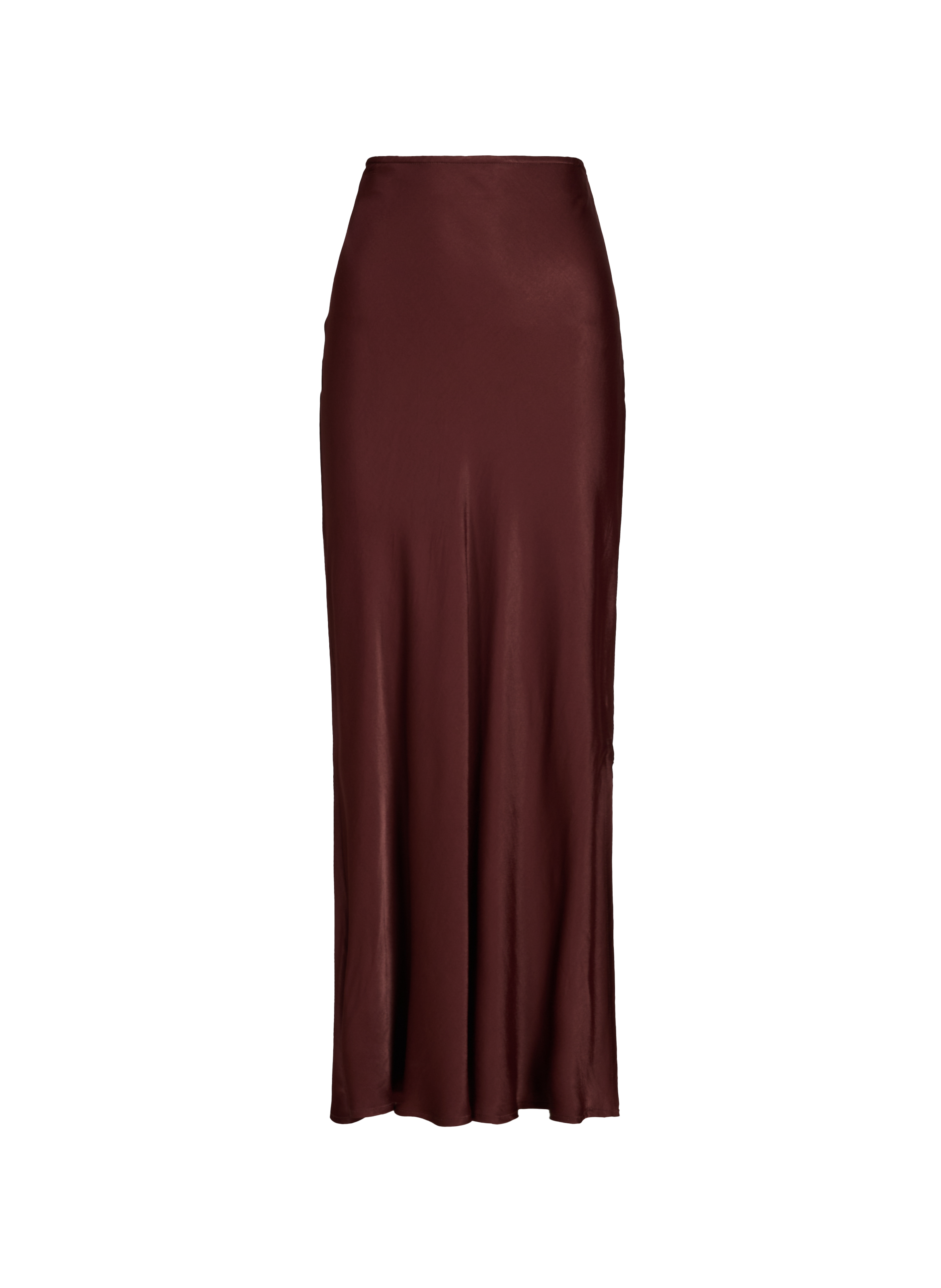 SUNCOO Jupe midi satinée  Rouge