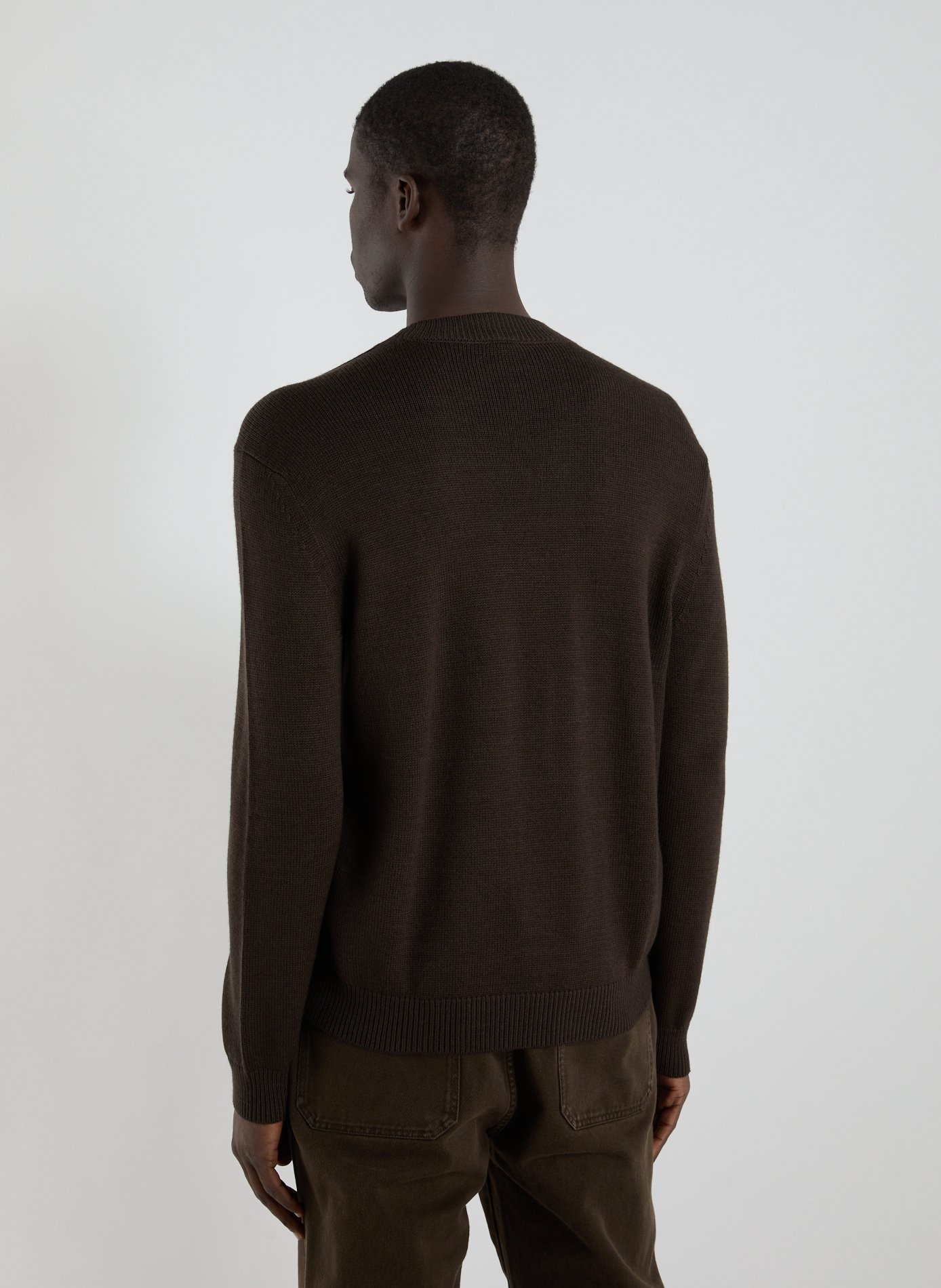 Cotton-blend jumper ARMANI EXCHANGE Brown