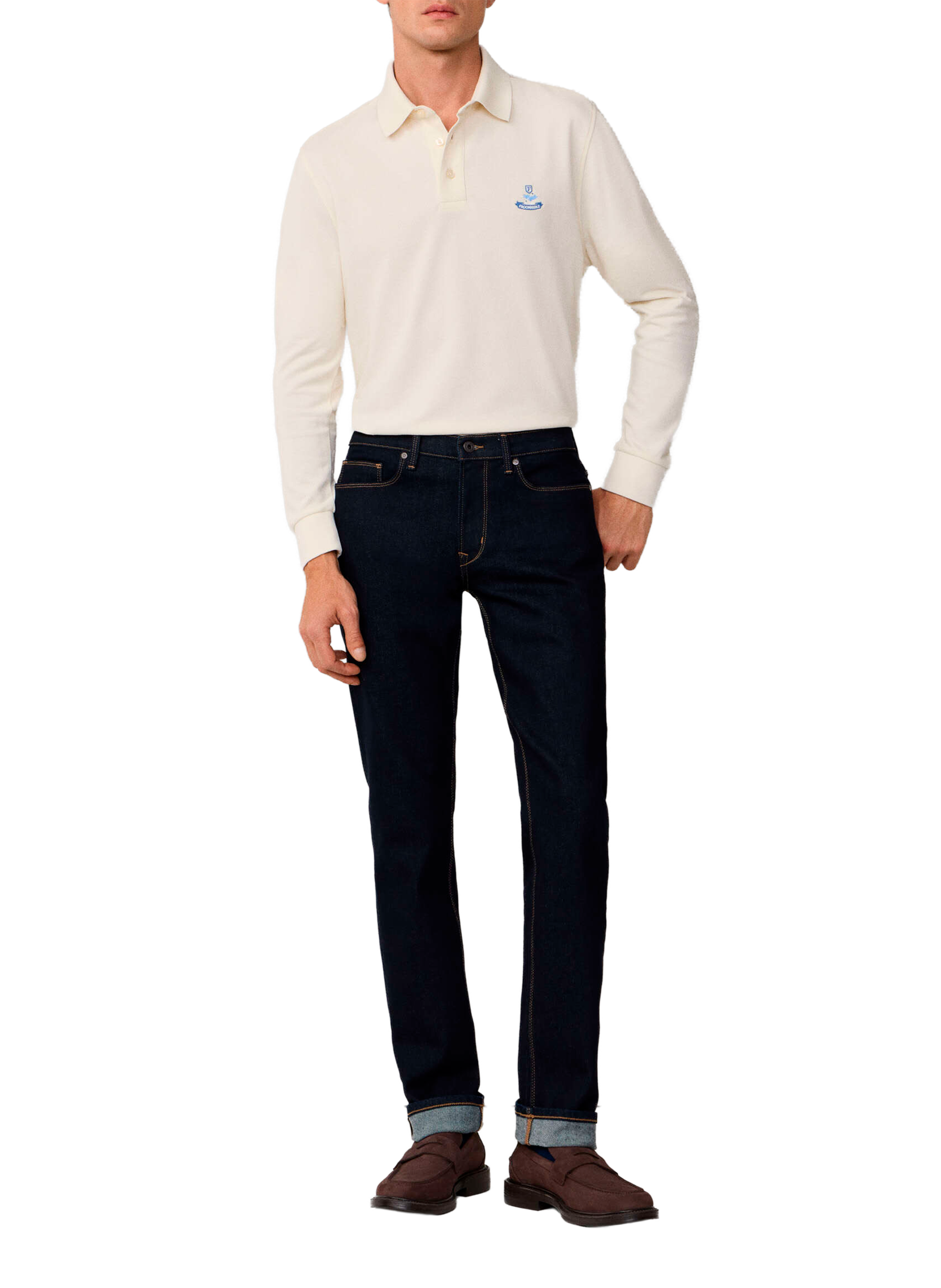 Contrast Jeans FACONNABLE Blue