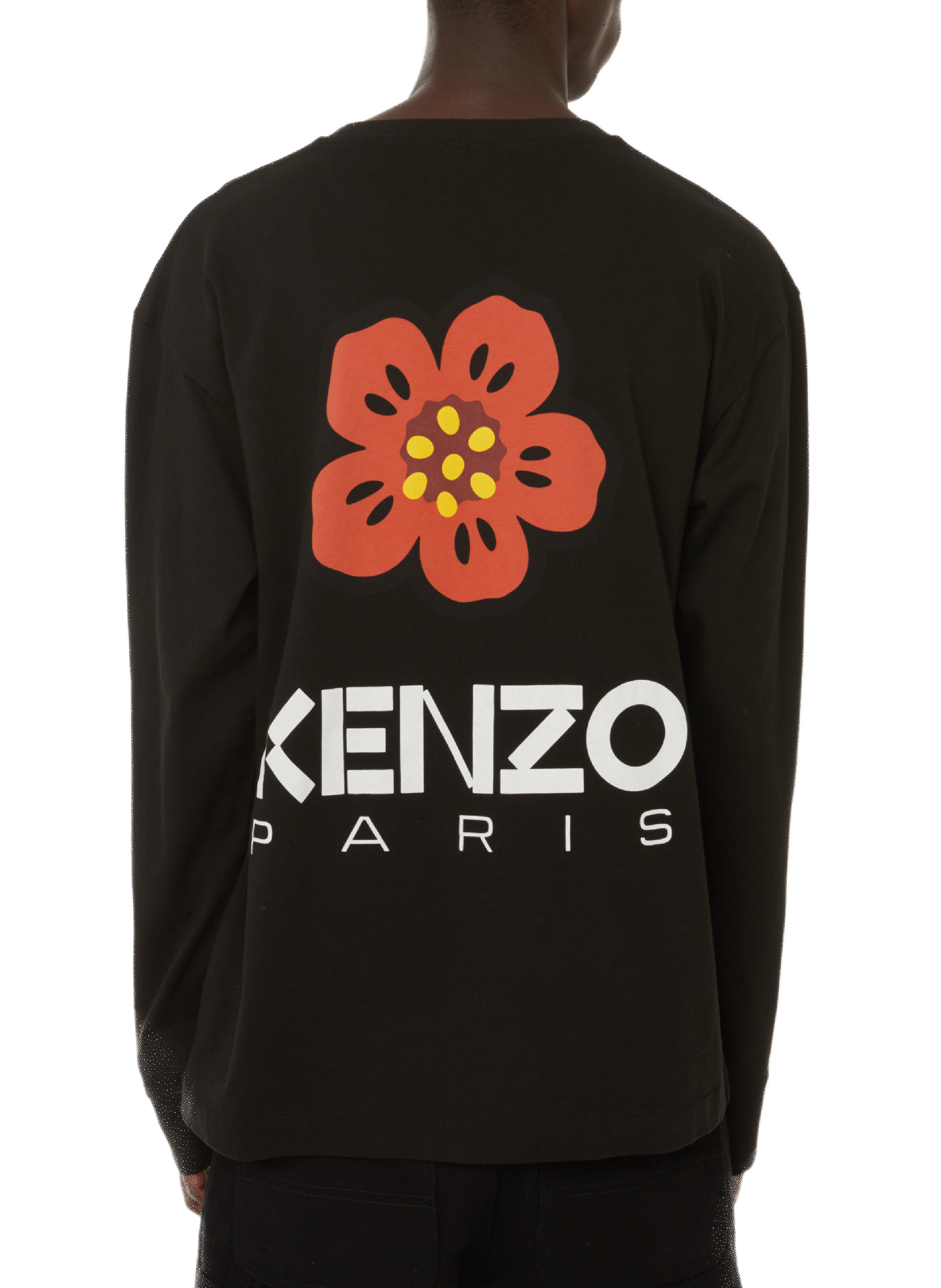 Boke Flower cotton sweatshirt KENZO Black