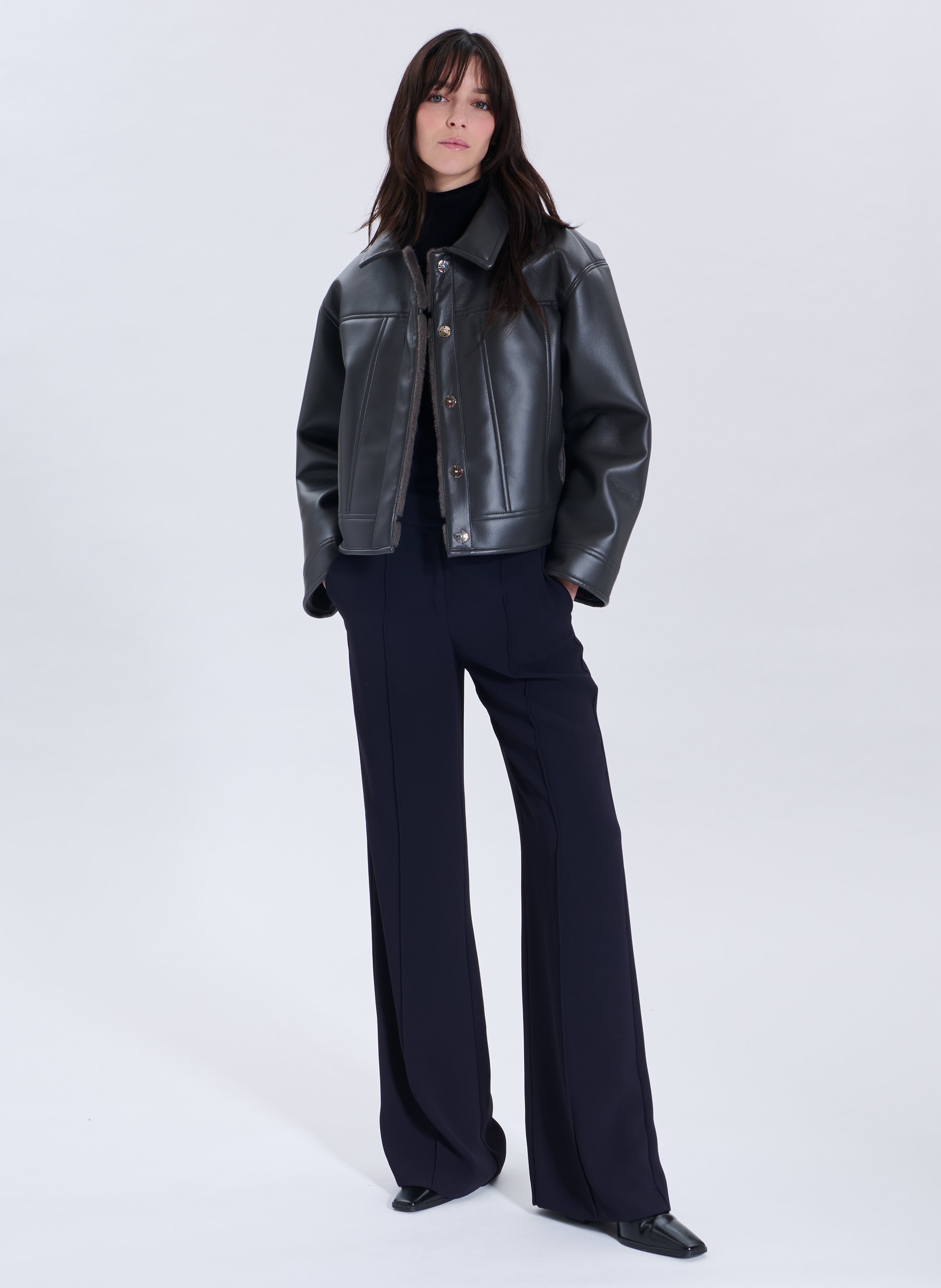 Veste courte monge ZAPA Gris