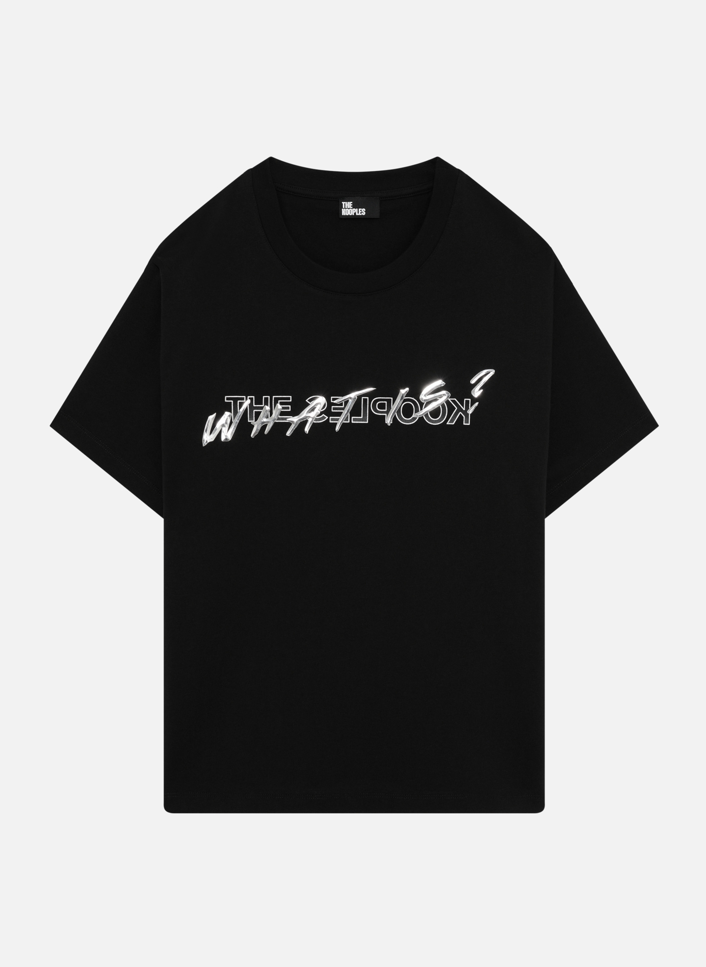 T-shirt what is effet metallique THE KOOPLES Noir