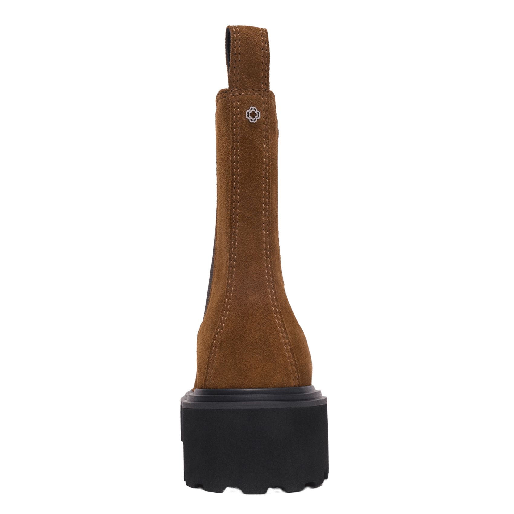 Bottines chelsea en cuir suédé MAJE Marron