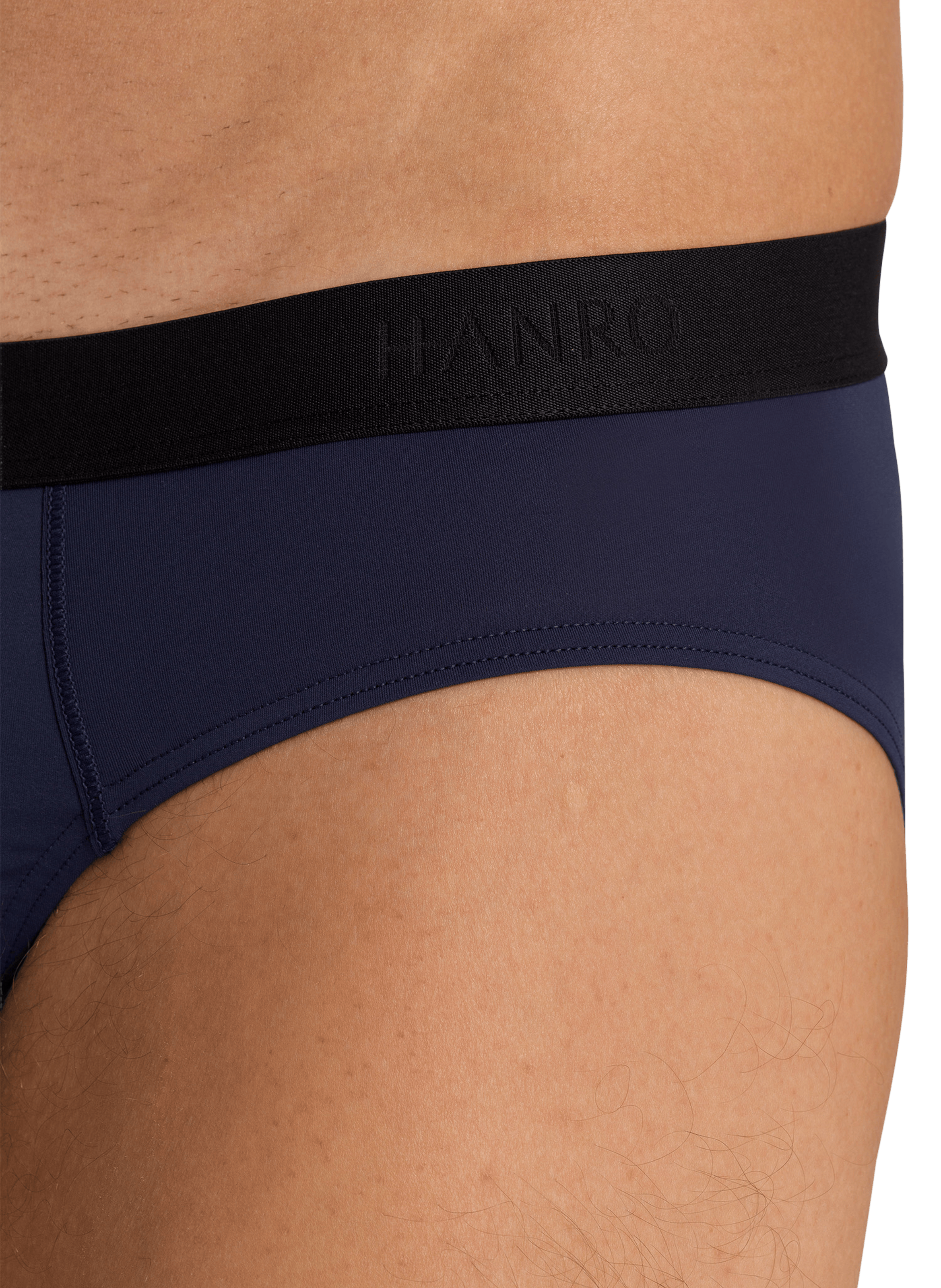 Plain polyamide briefs HANRO Blue