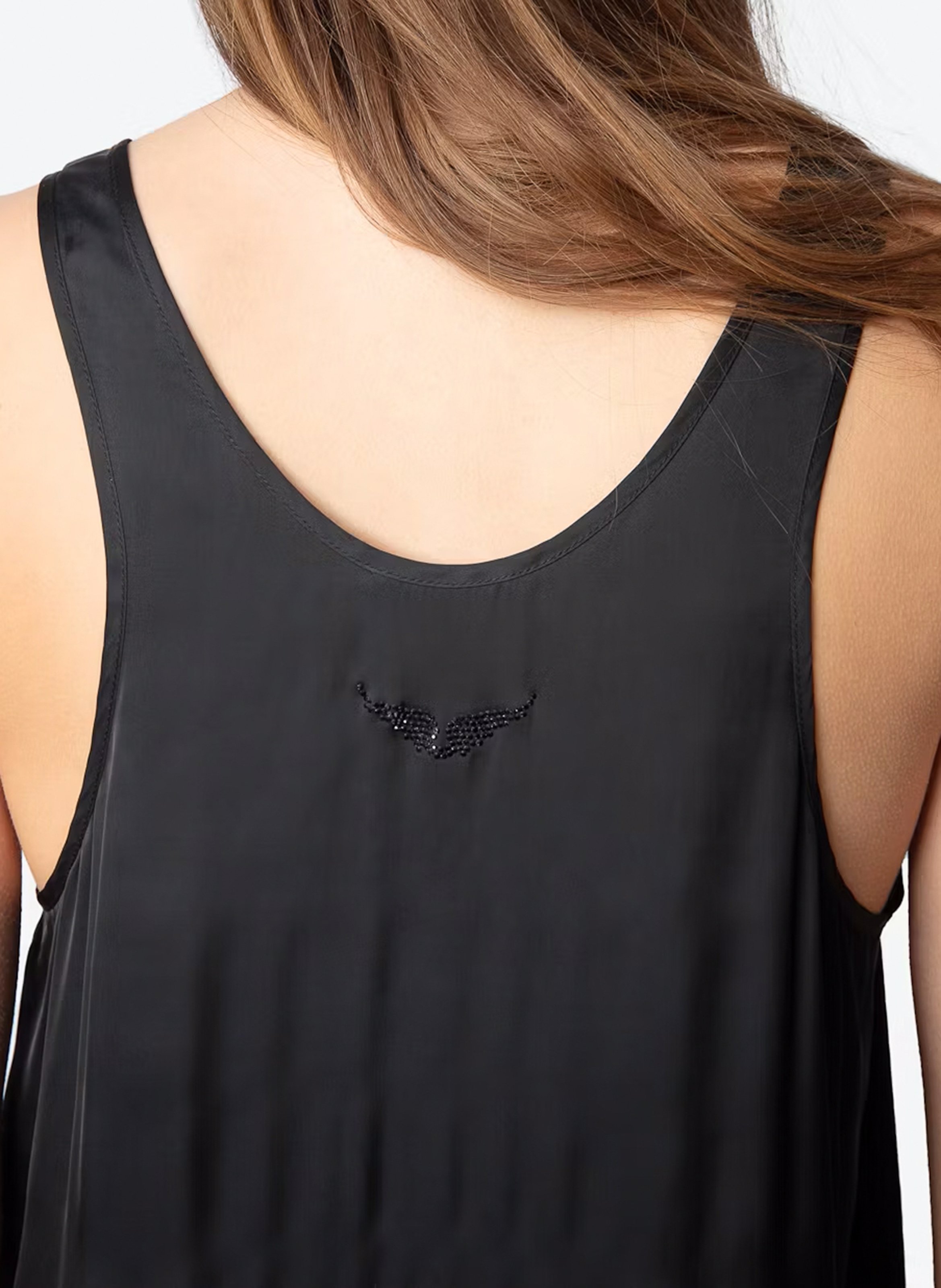 Top droit encolure ronde tarys ZADIG&VOLTAIRE Noir