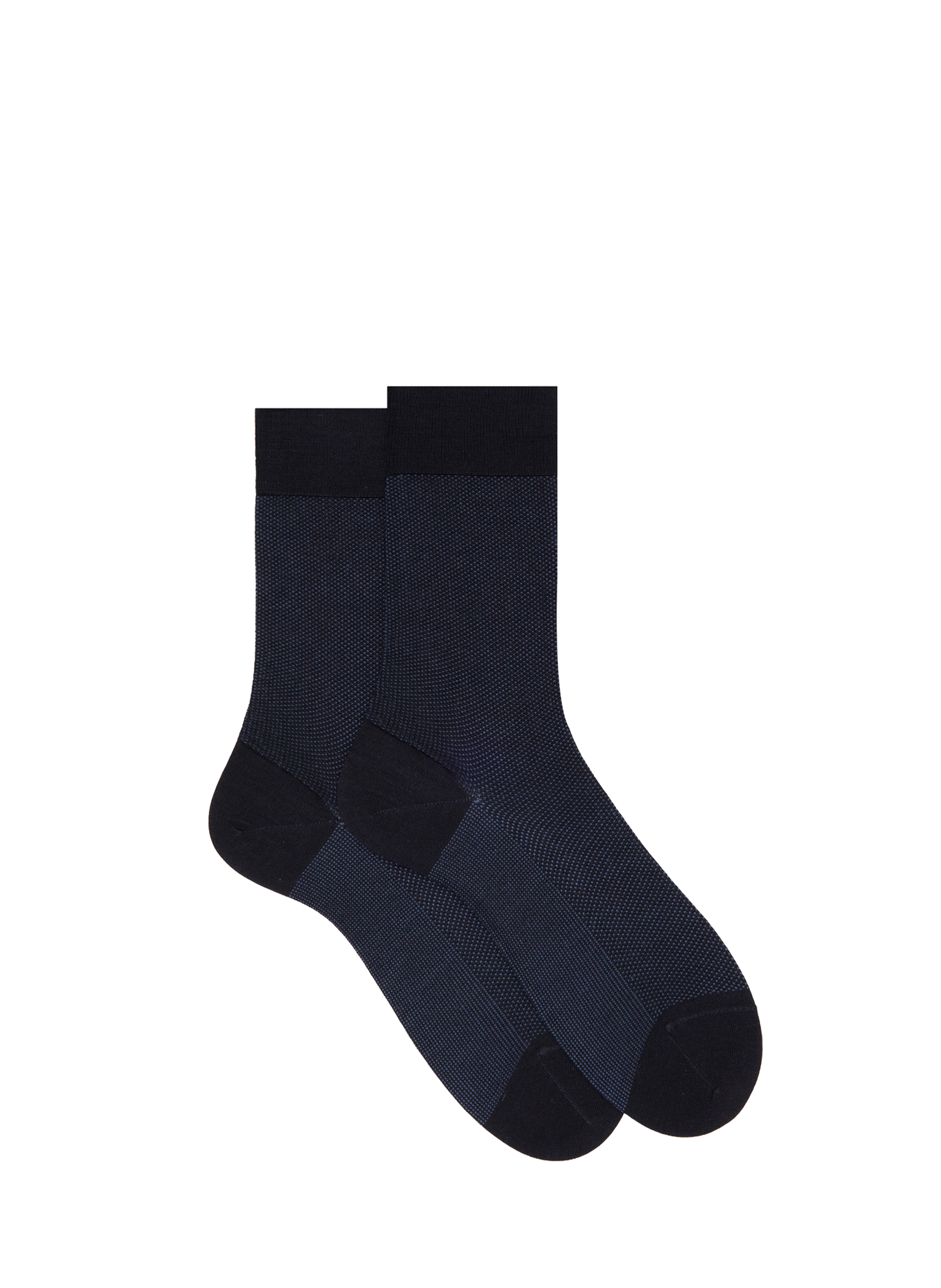 DORÉ DORÉ Printed wool socks Blue
