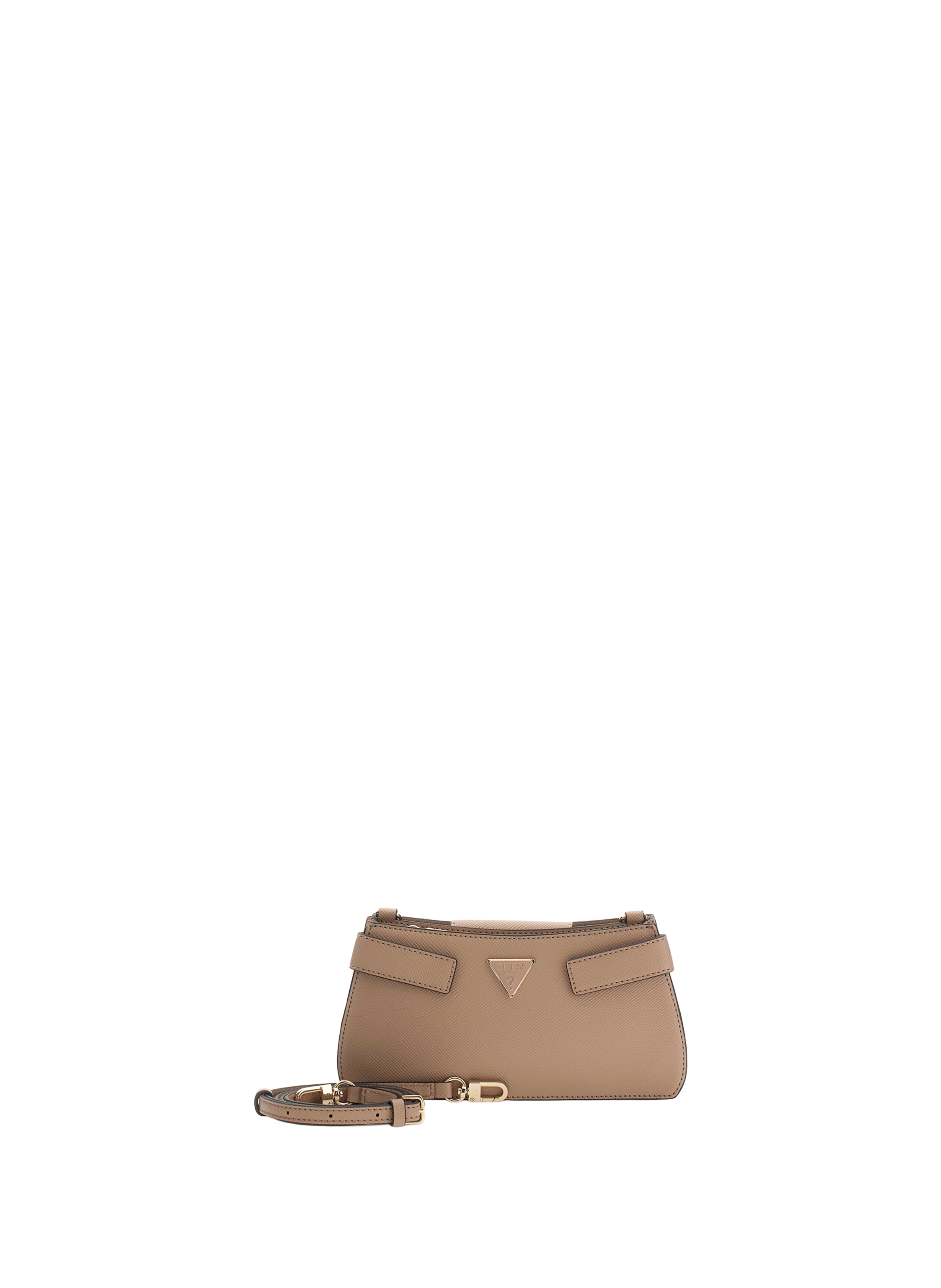 Mini sac bandoulière Serenova Saffiano Marron