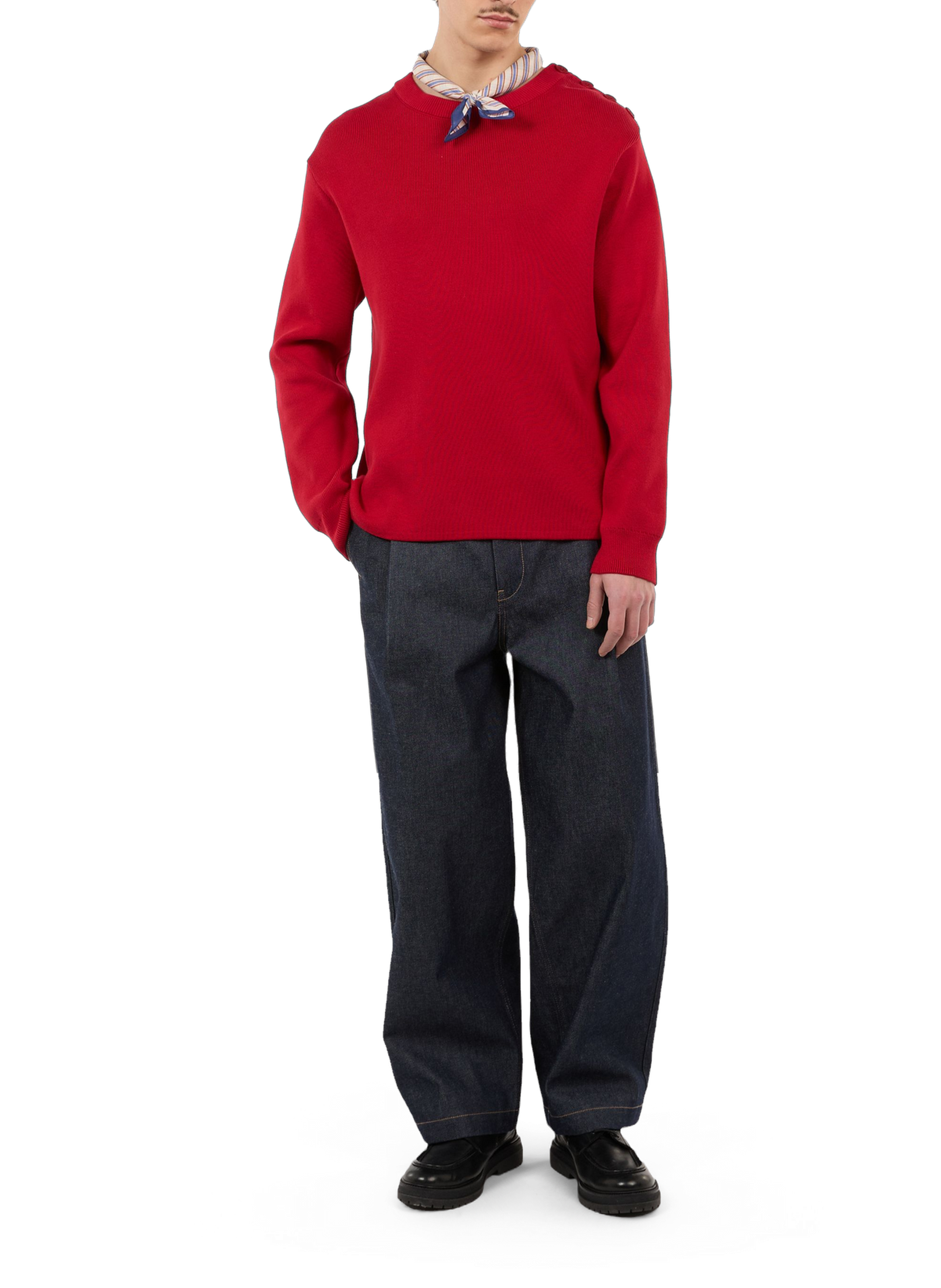 100% cotton sweater SAISON 1865 Red