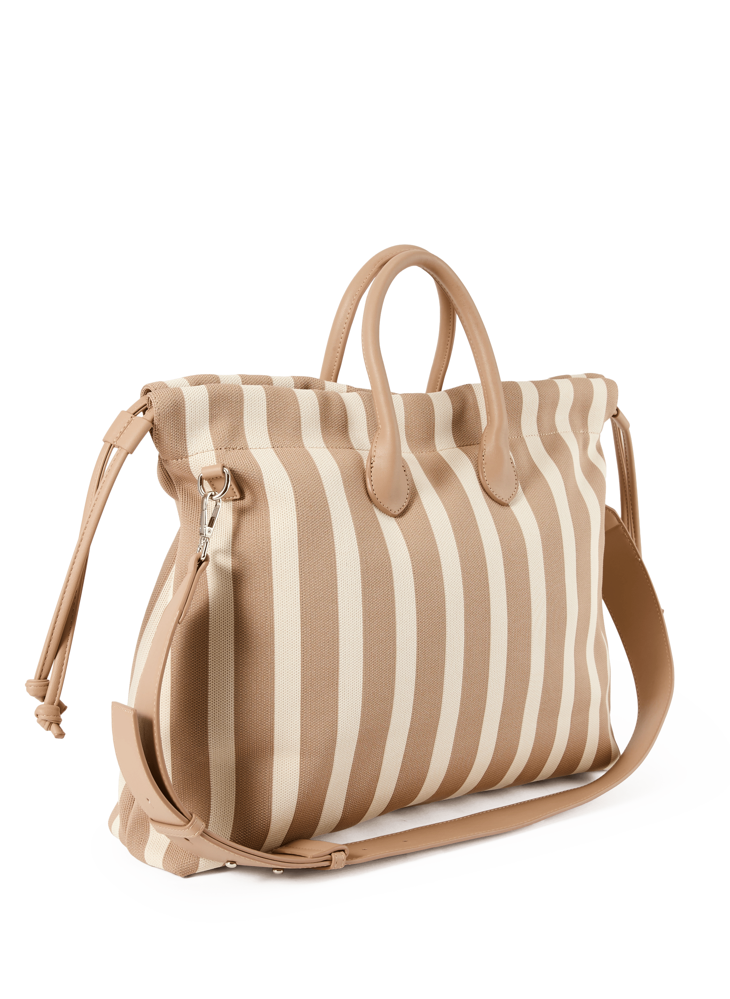 Striped tote bag AU PRINTEMPS PARIS Beige