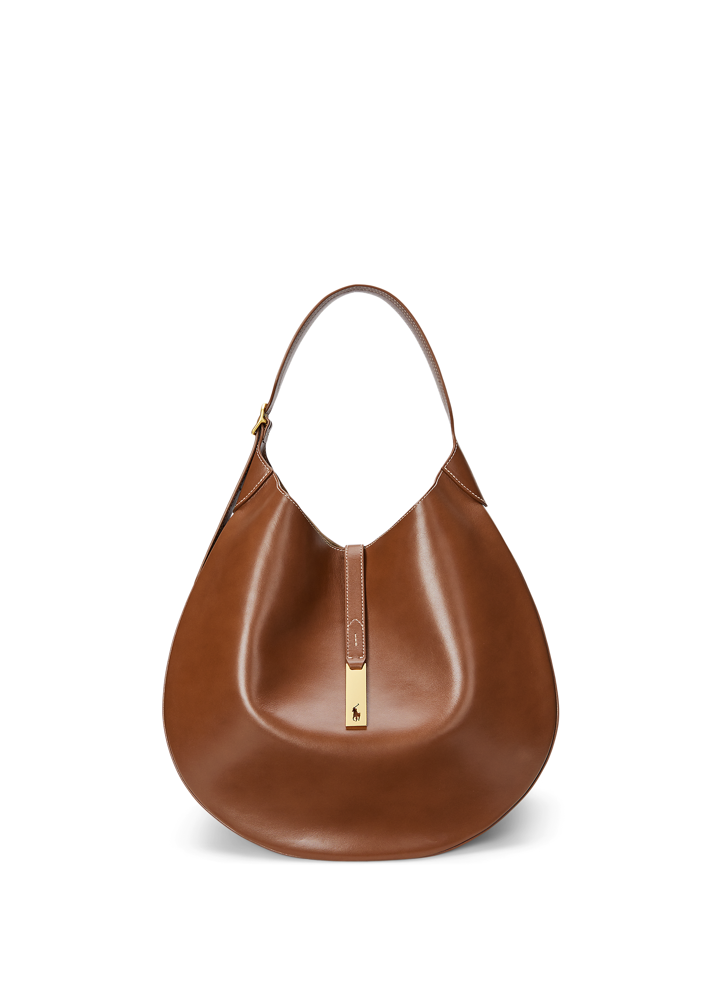 Polo ID Lederhandtasche POLO RALPH LAUREN Braun