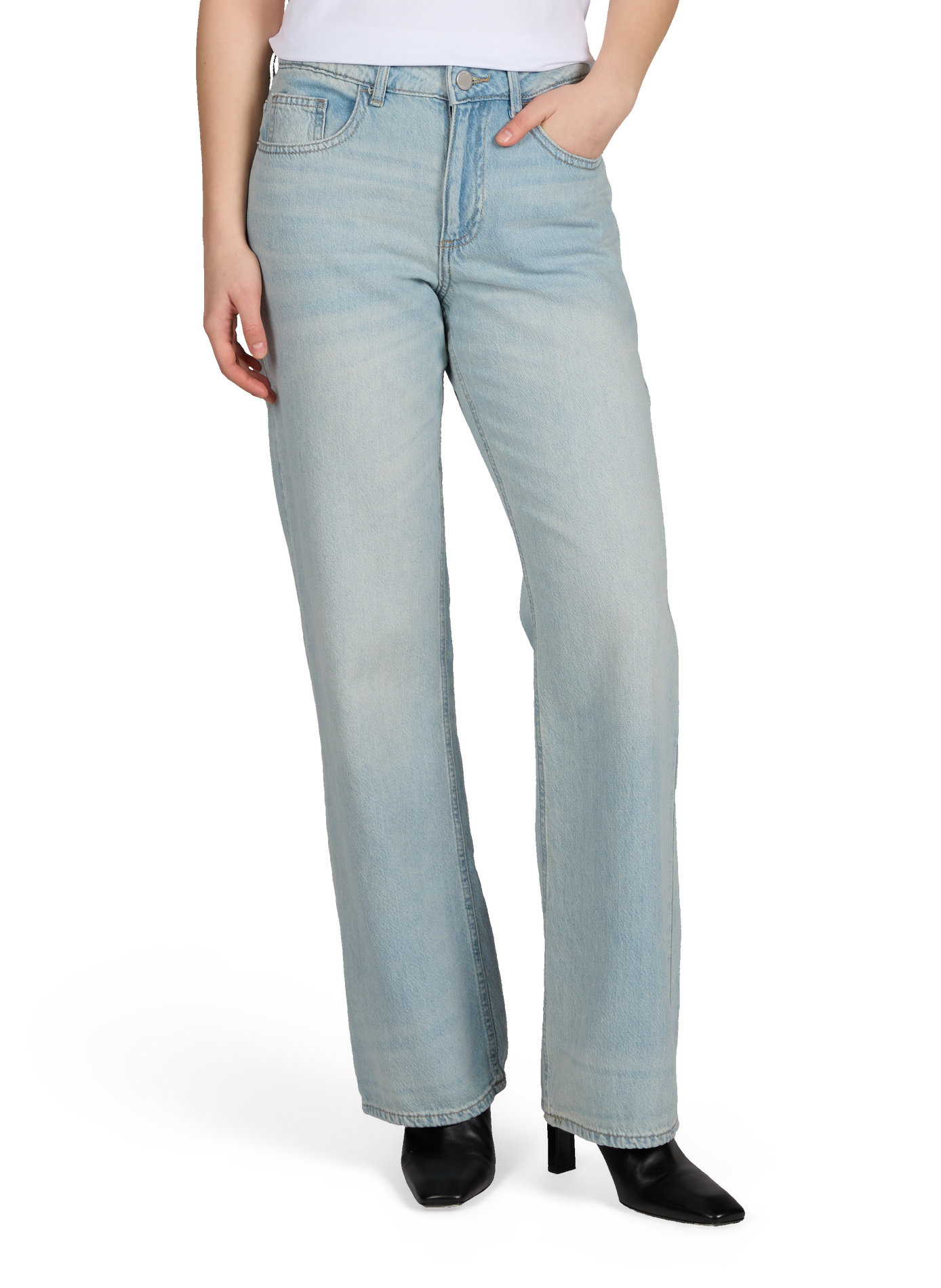 T-shirt Vinora en coton mélangé VILA Blanc