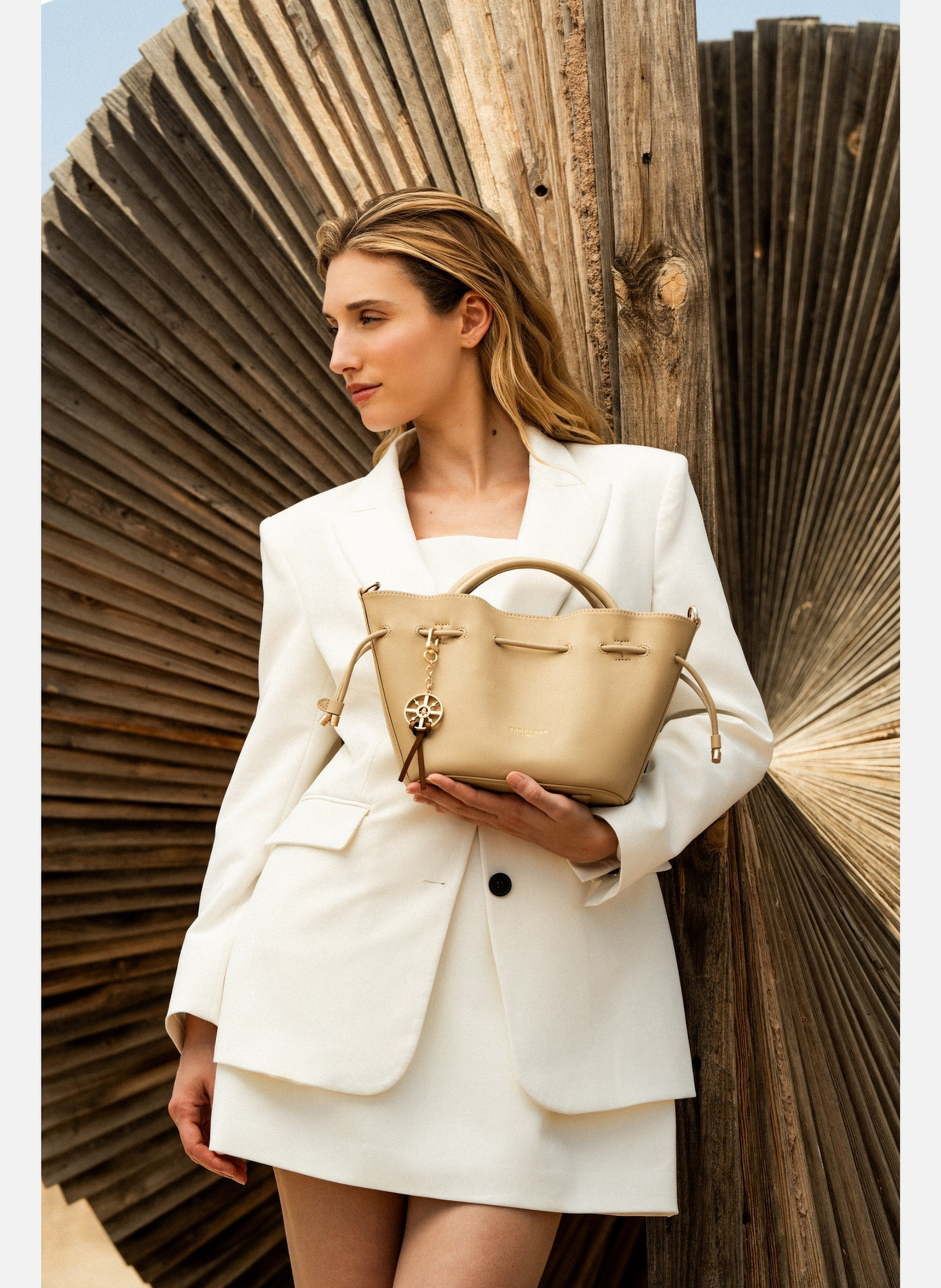 Florin | sac à main POURCHET Beige