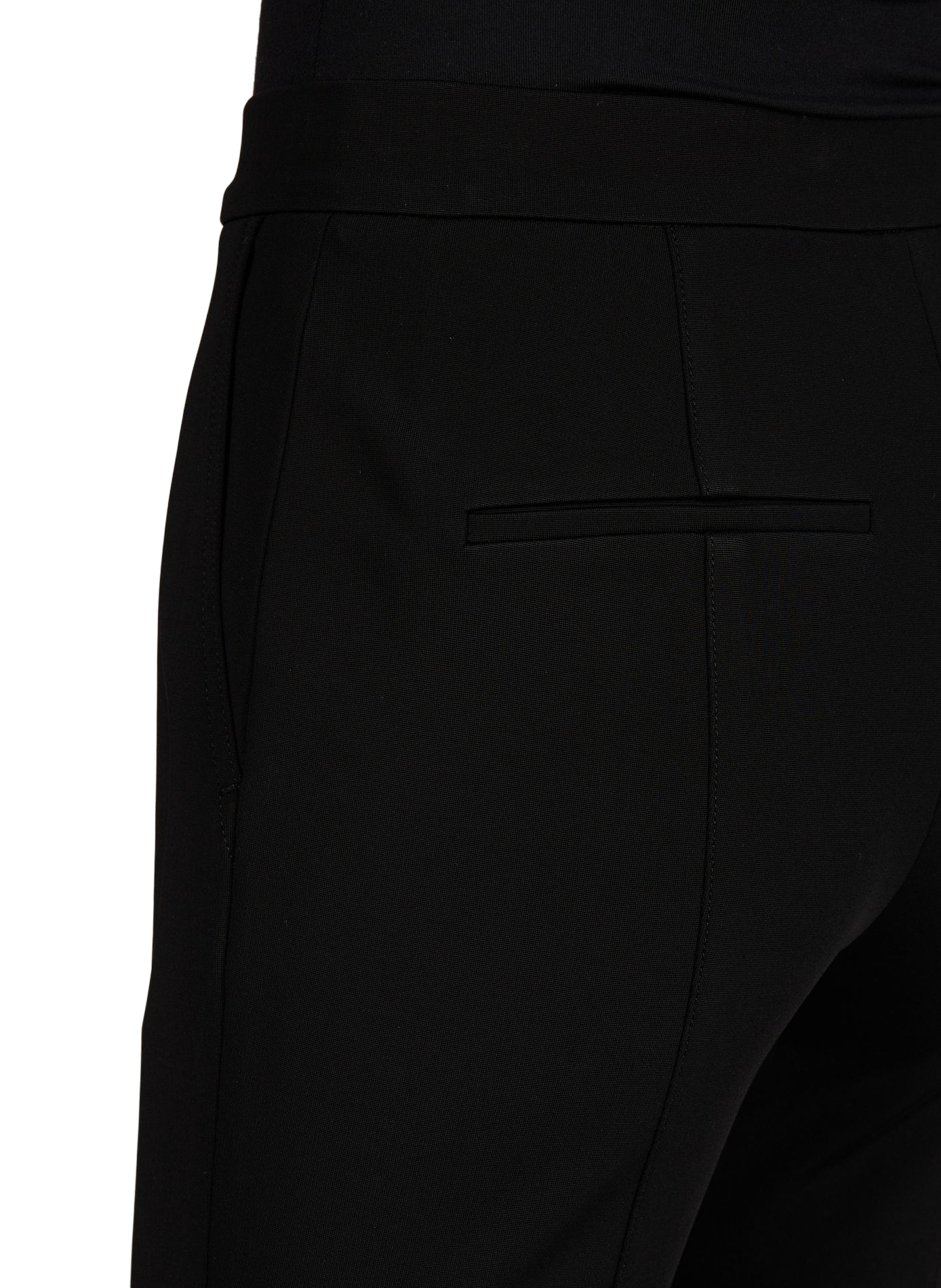 Pantalon de tailleur ajusté uni SANDBEIGE Noir