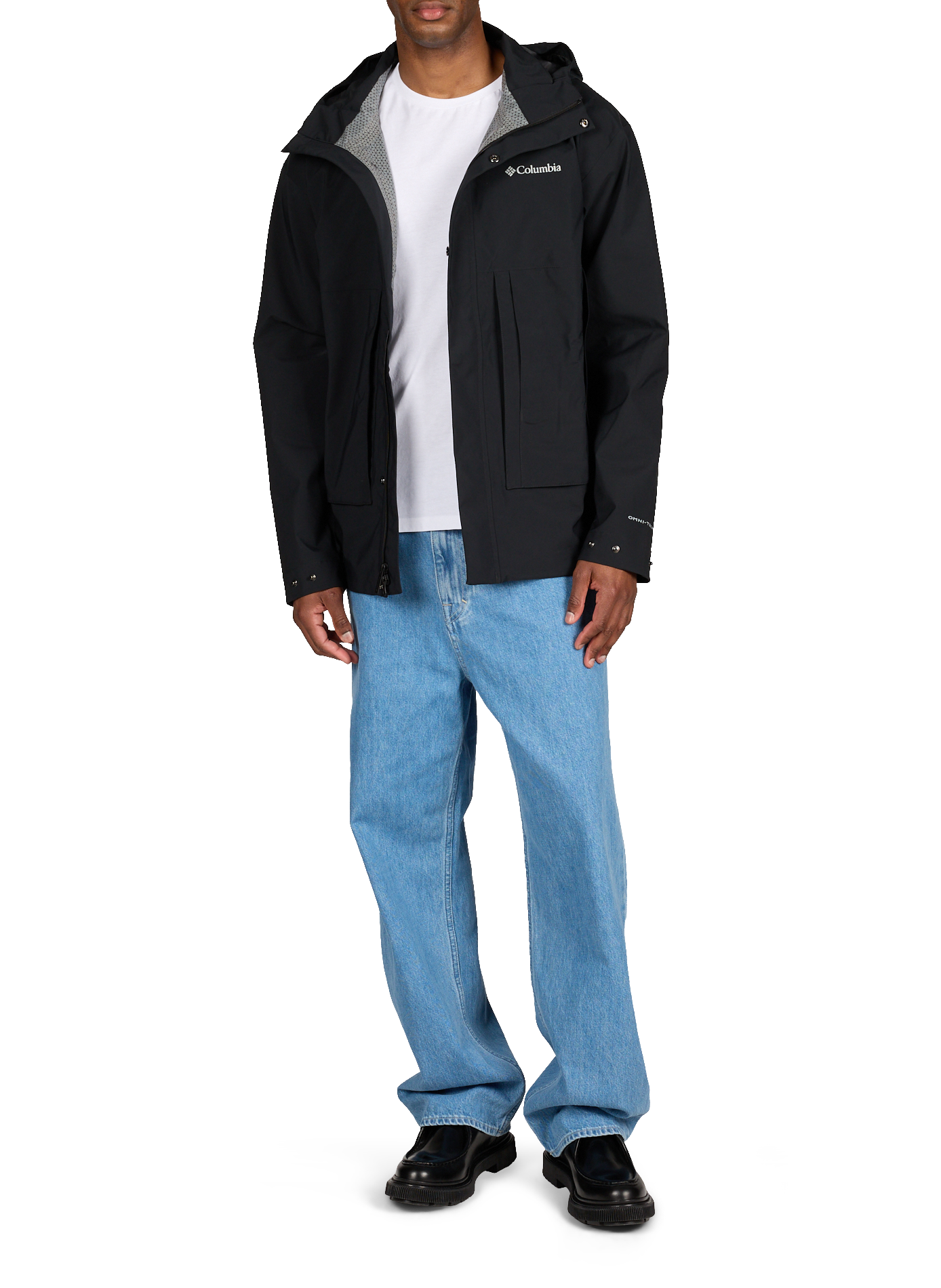 Parka imperméable à capuche COLUMBIA Noir