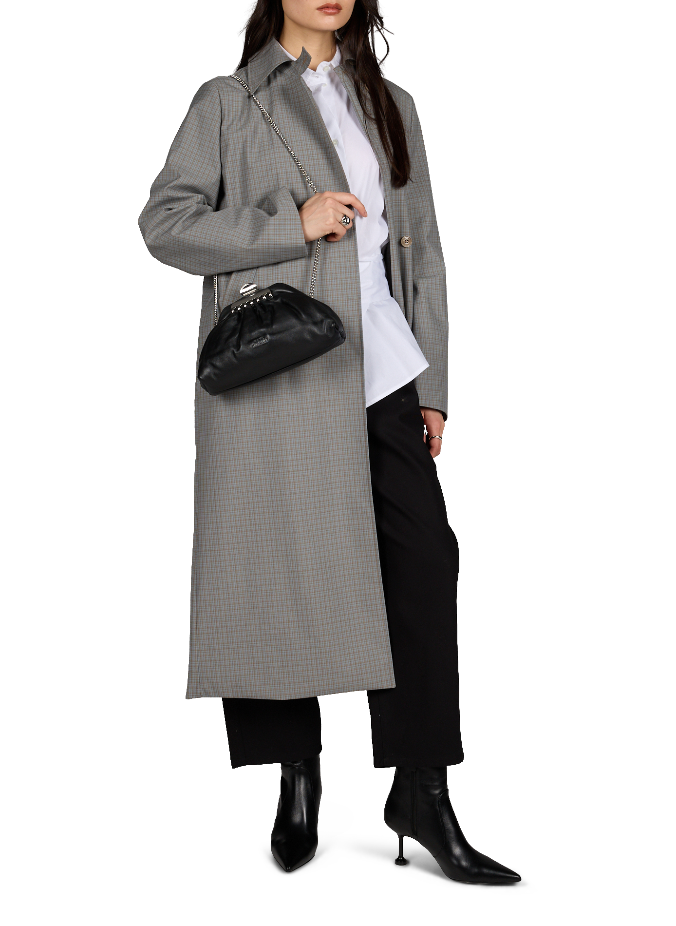 Handbag The Small Claw clip MARC JACOBS Black