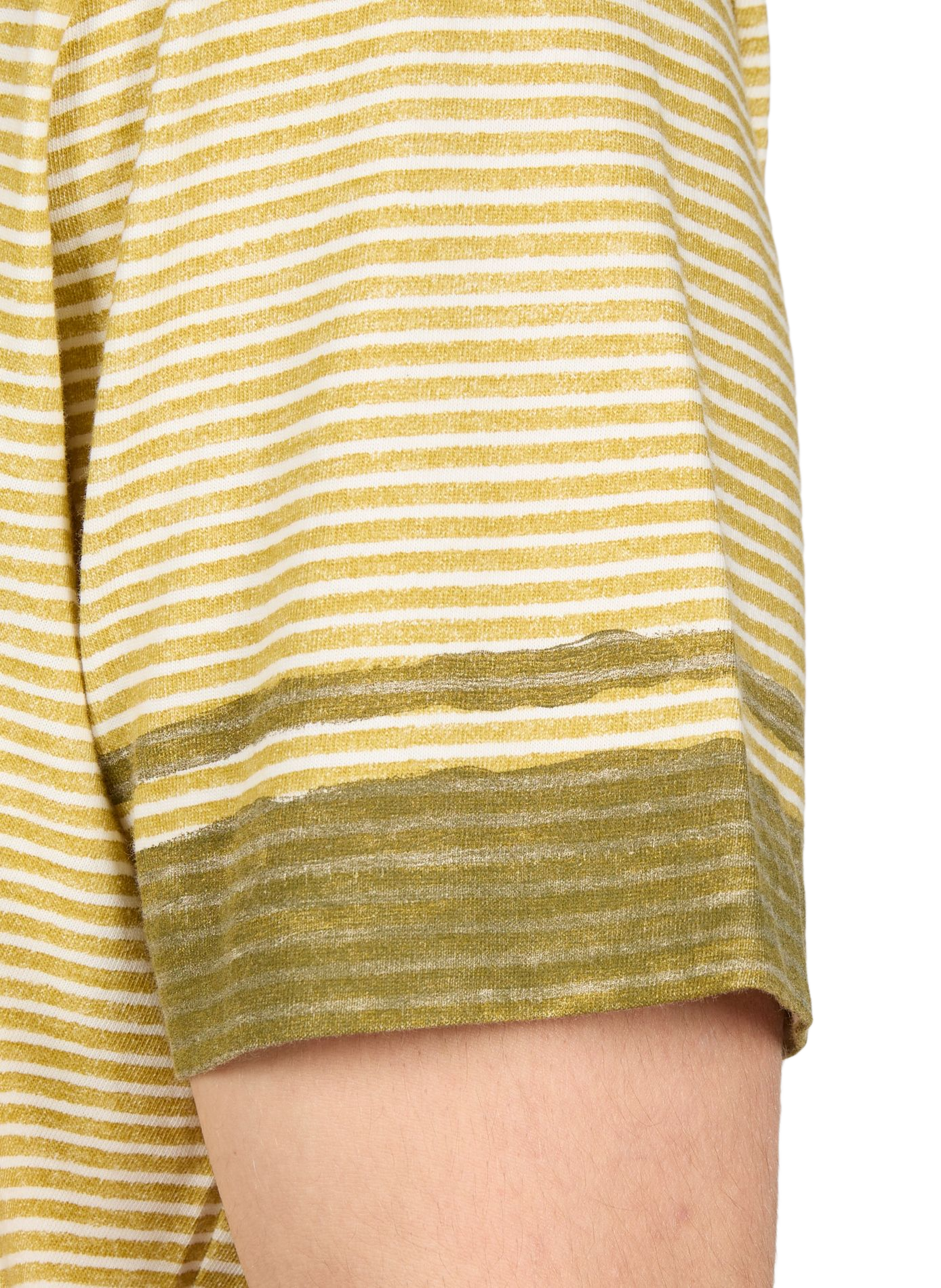 Striped cotton T-shirt CP COMPANY Green