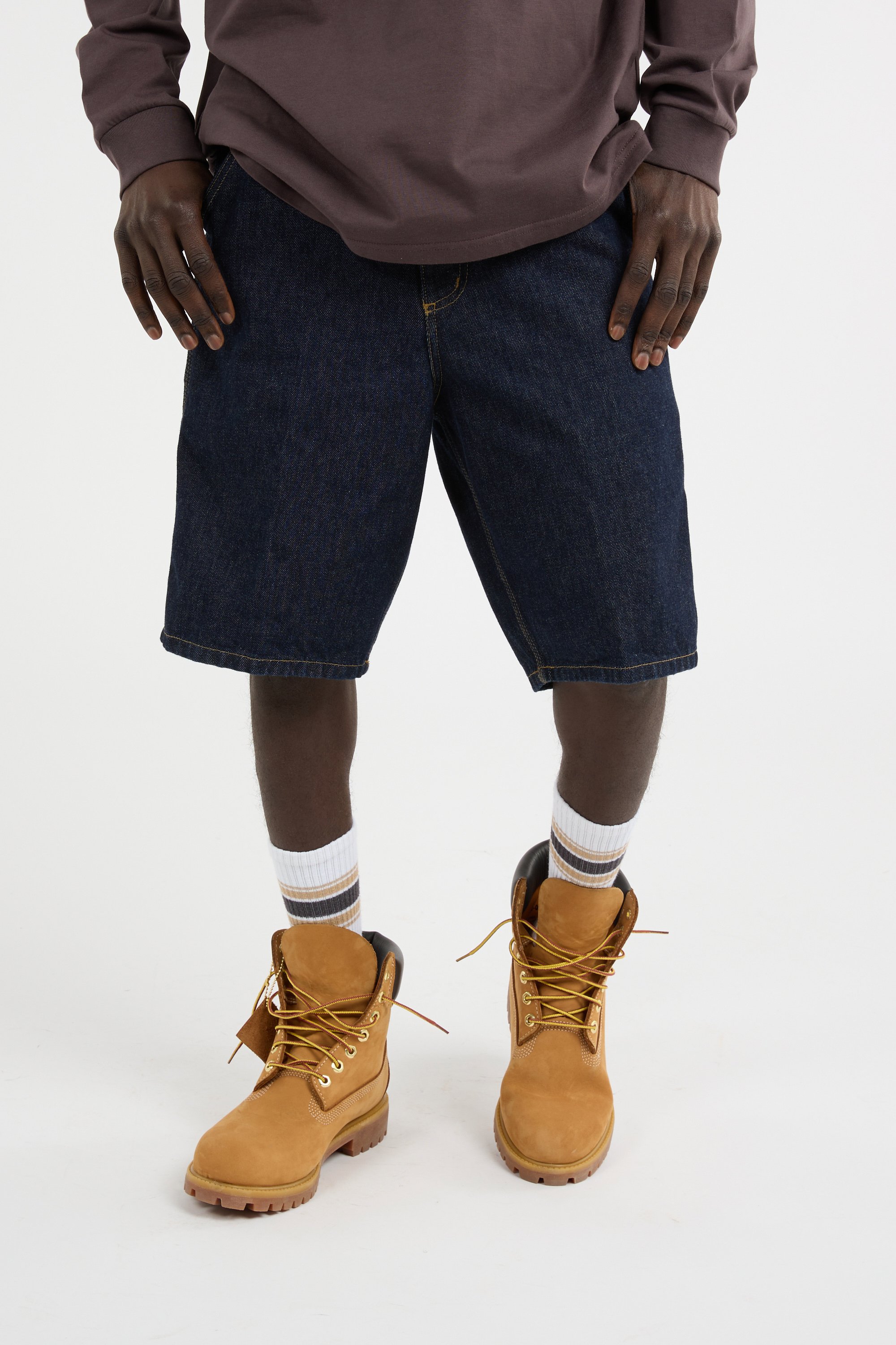 Short single knee short CARHARTT WIP Bleu