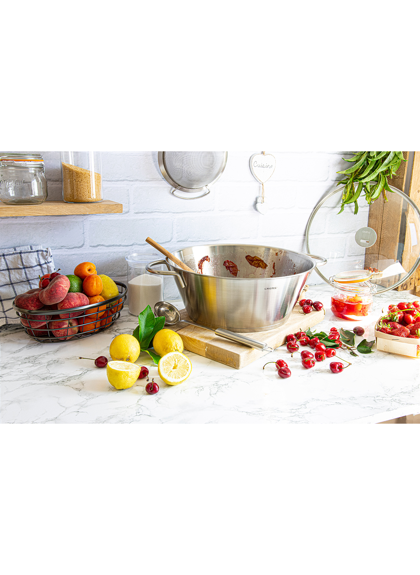 Confiturière en inox CRISTEL Gris