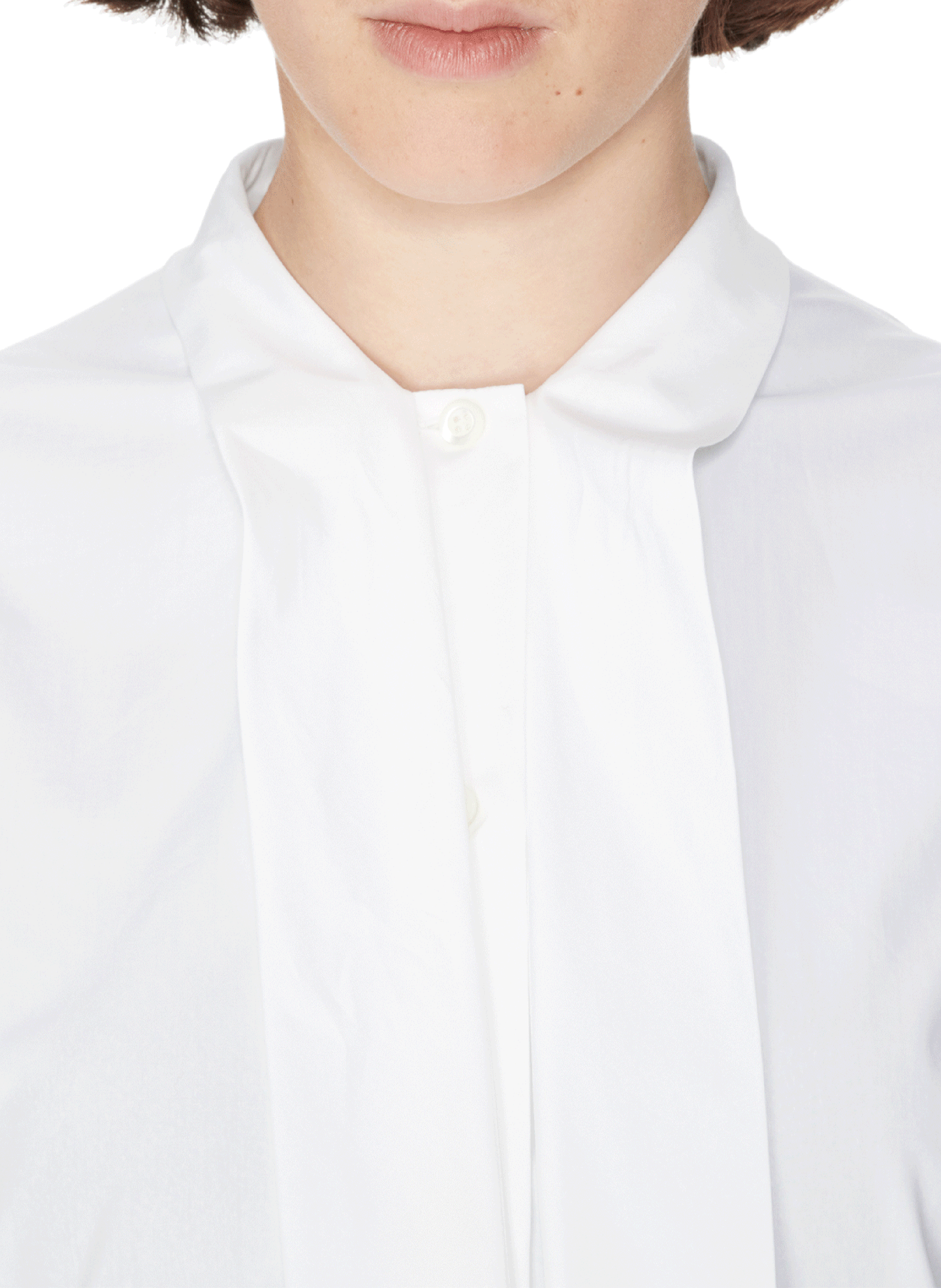 Mouwloze katoenen top PRADA Wit