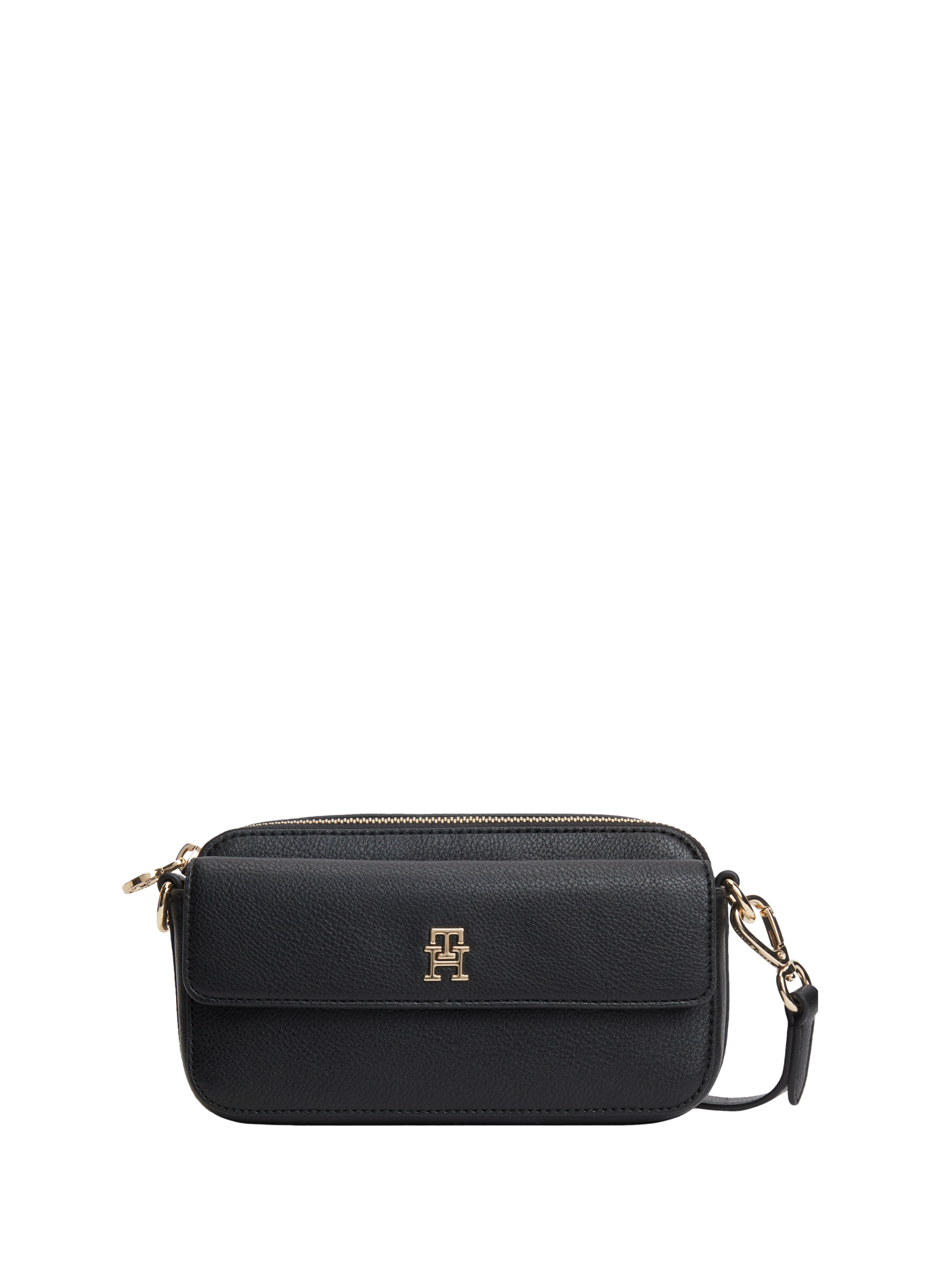 Textured Shoulder Bag TOMMY HILFIGER Black