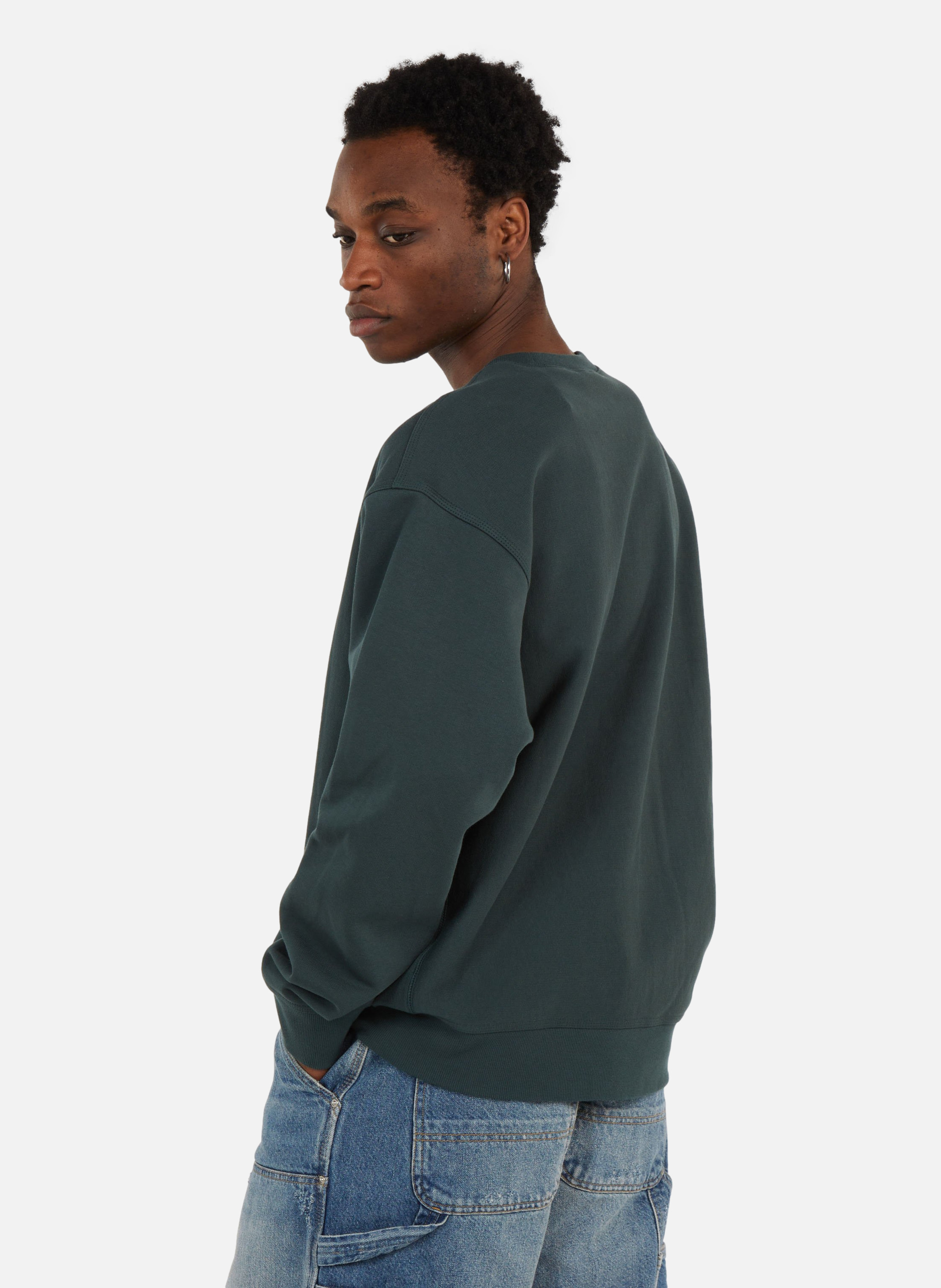 Sweatshirt american script CARHARTT WIP Vert