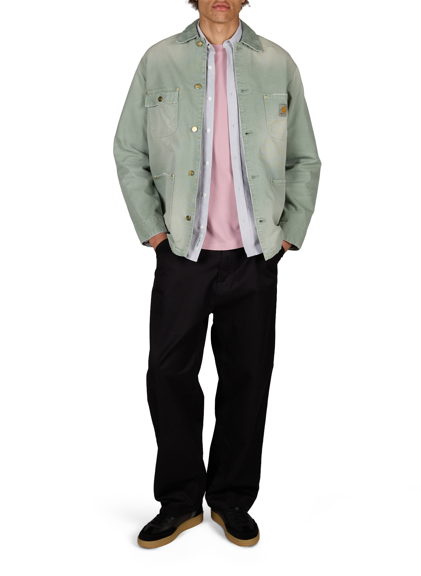 OG Chore Coat Velvet Collar Cotton Coat CARHARTT WIP Green