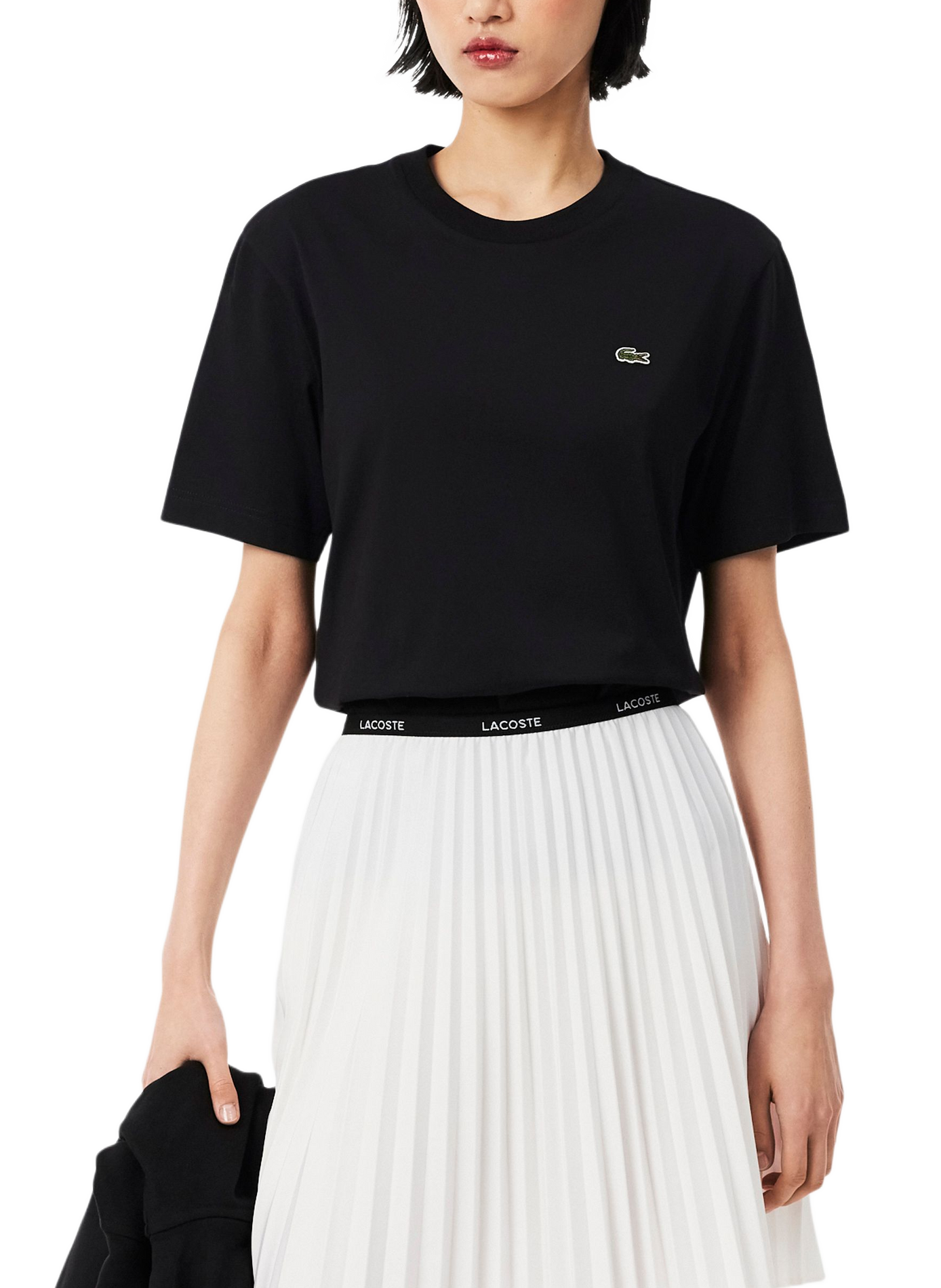 T-shirt en coton LACOSTE Noir