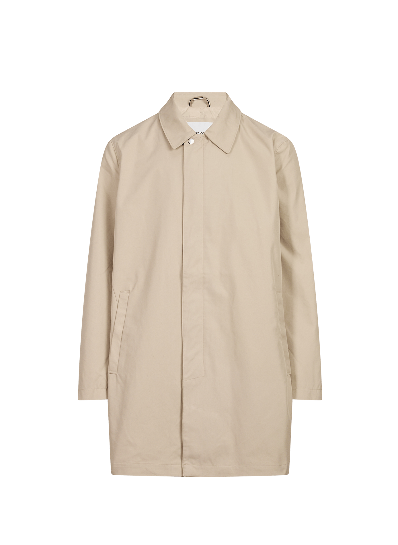 Effen jas van gemengd katoen. PIERRE CARDIN Grijs