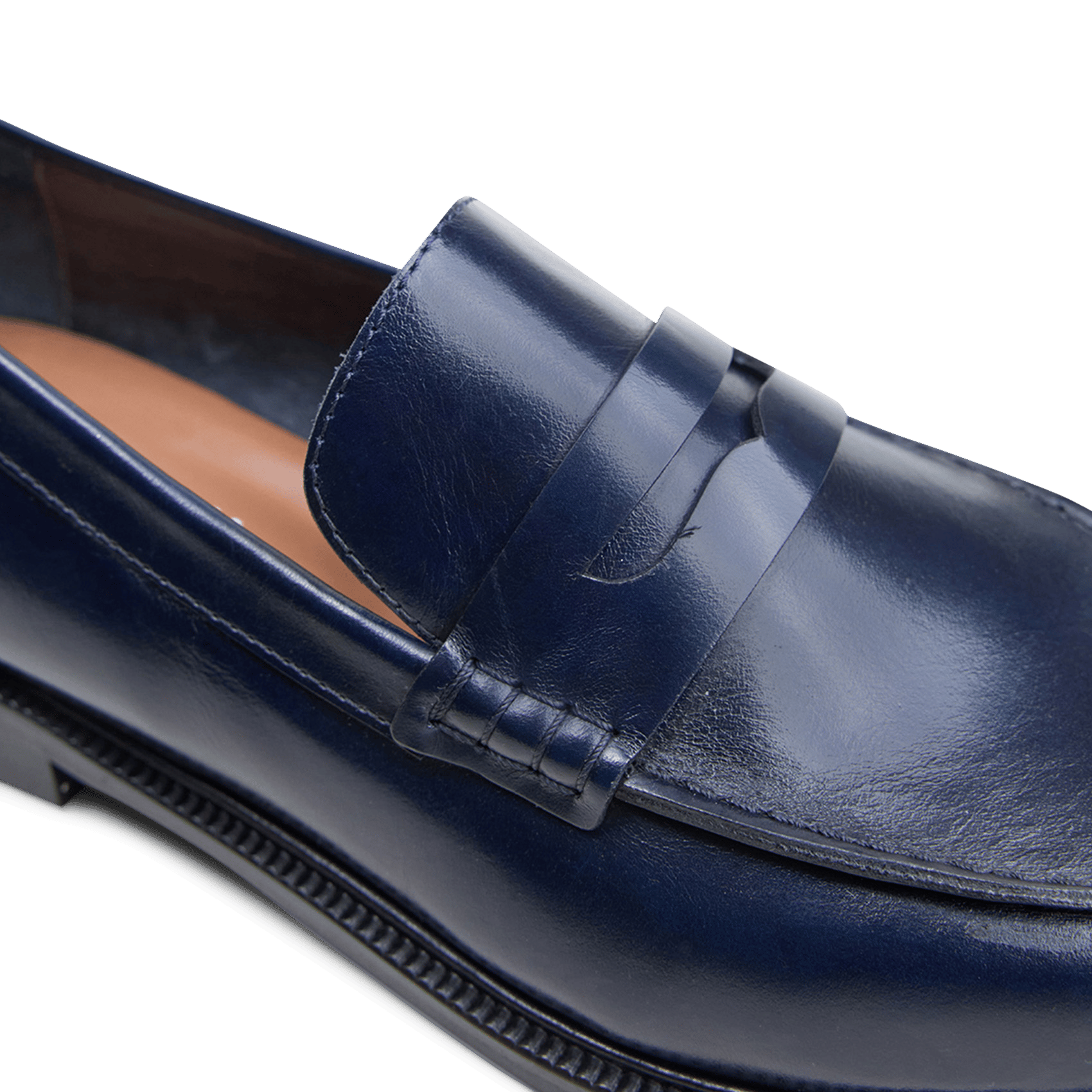 Mocassins en cuir dracula JONAK Bleu