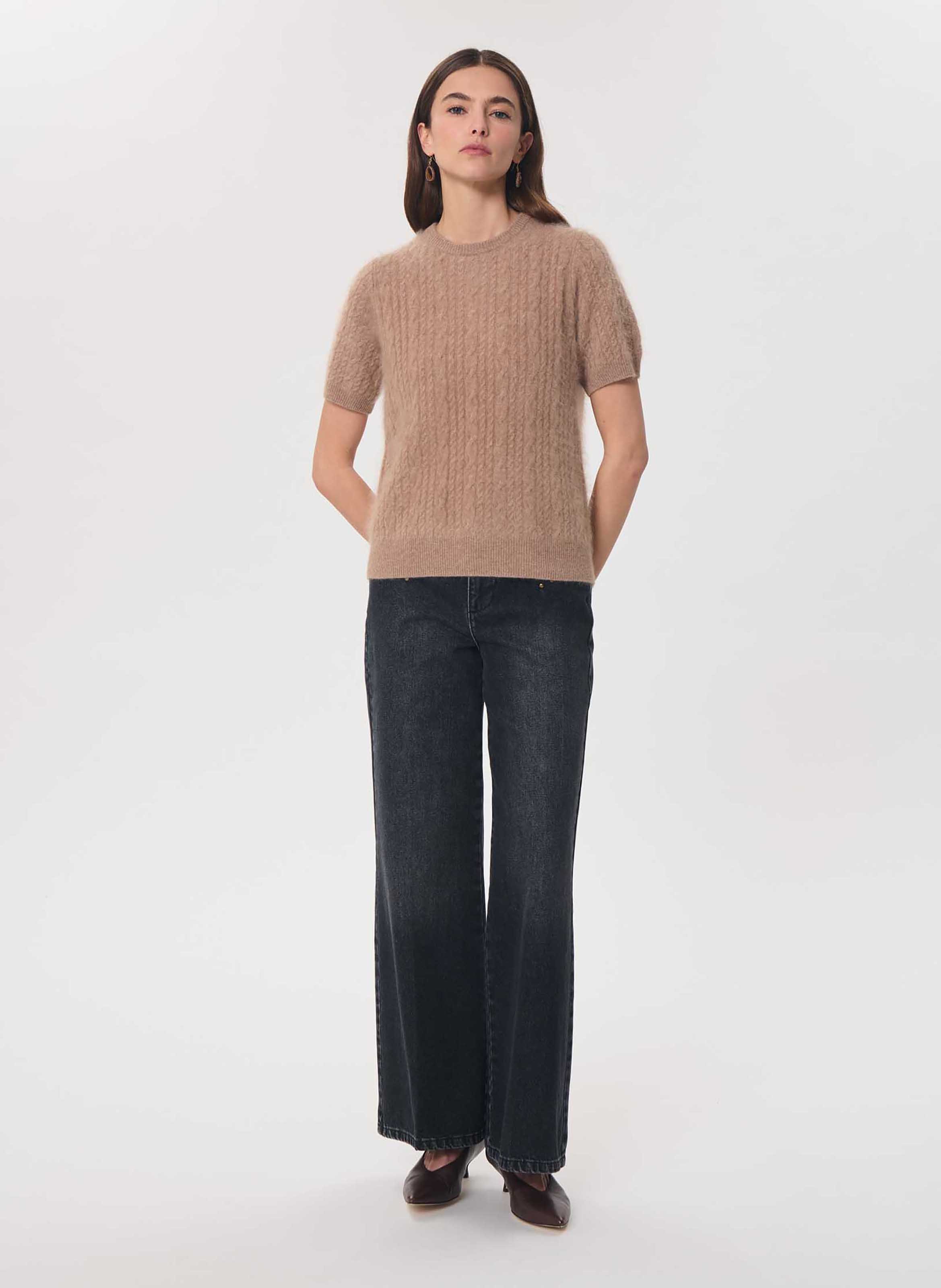Pull pamela TARA JARMON Marron