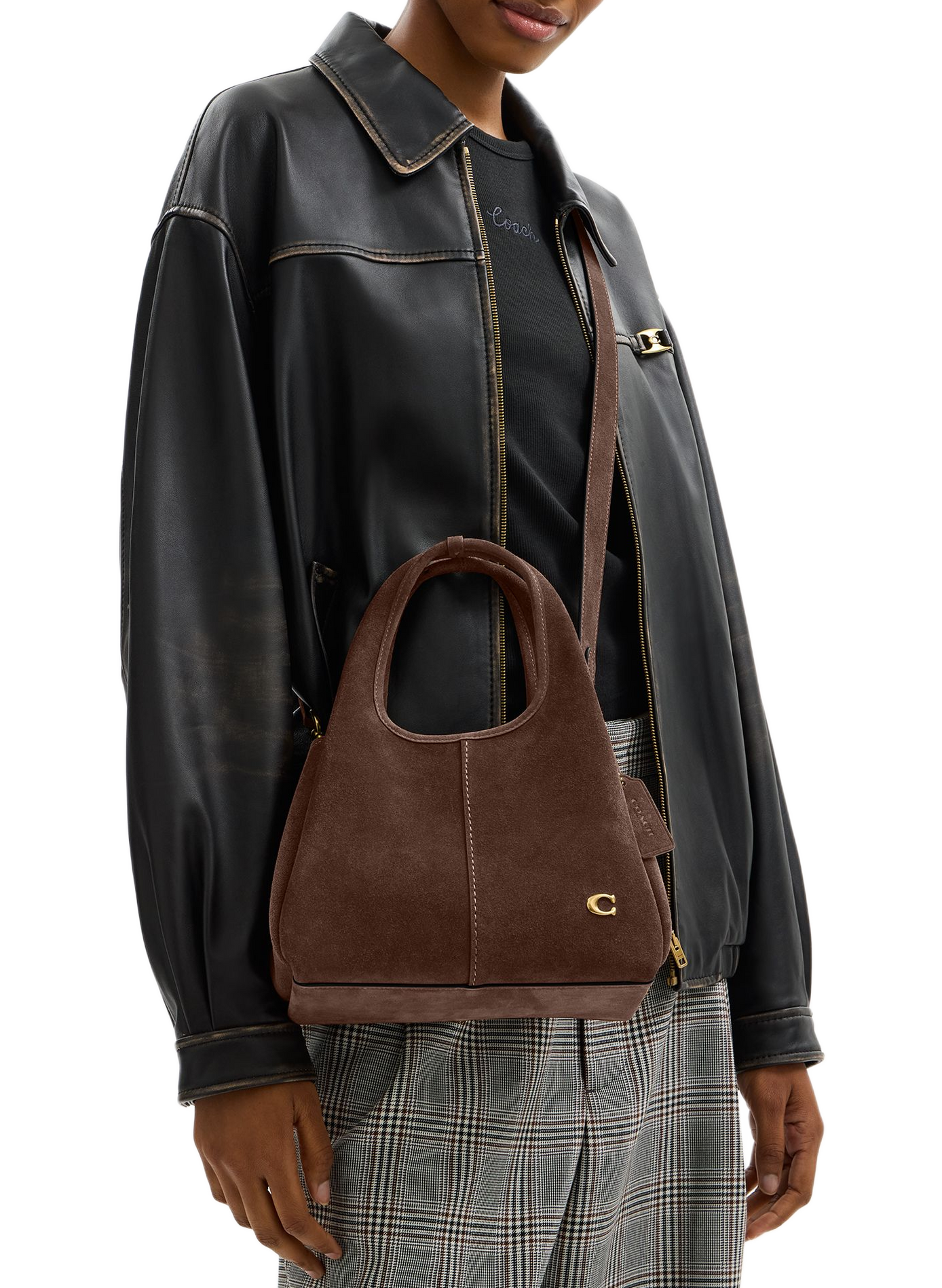 Lederhandtasche Lana | Braun COACH Damen