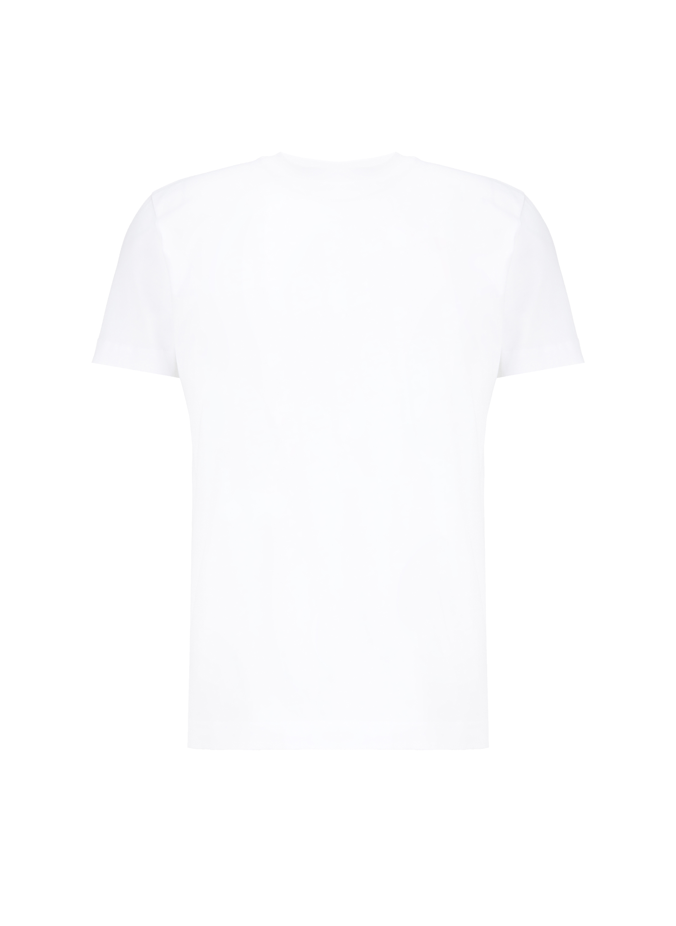 AU PRINTEMPS PARIS T-shirt col rond en coton organique Blanc