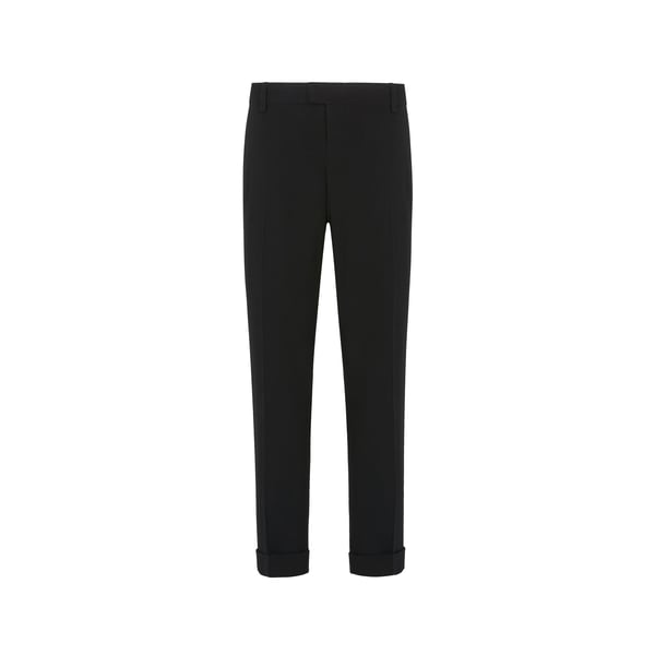 Pantalon Claude cropped en crêpe