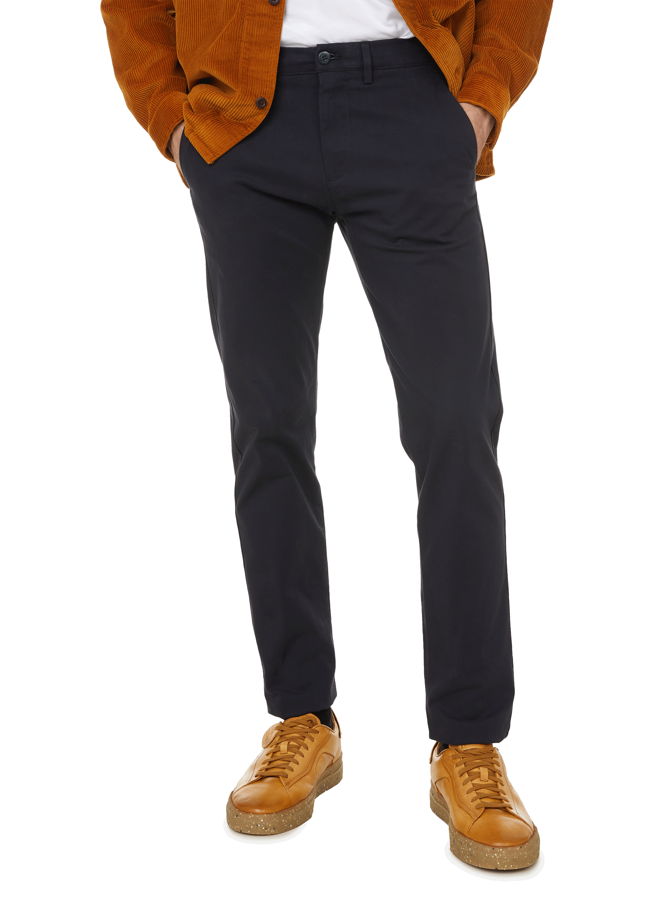 DOCKERS Pantalon chino uni Bleu