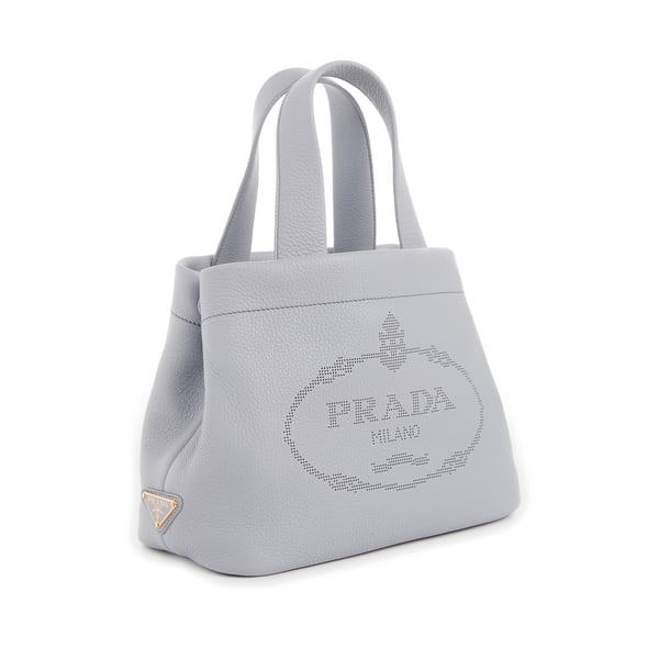 Sac fourre-tout à logo en cuir